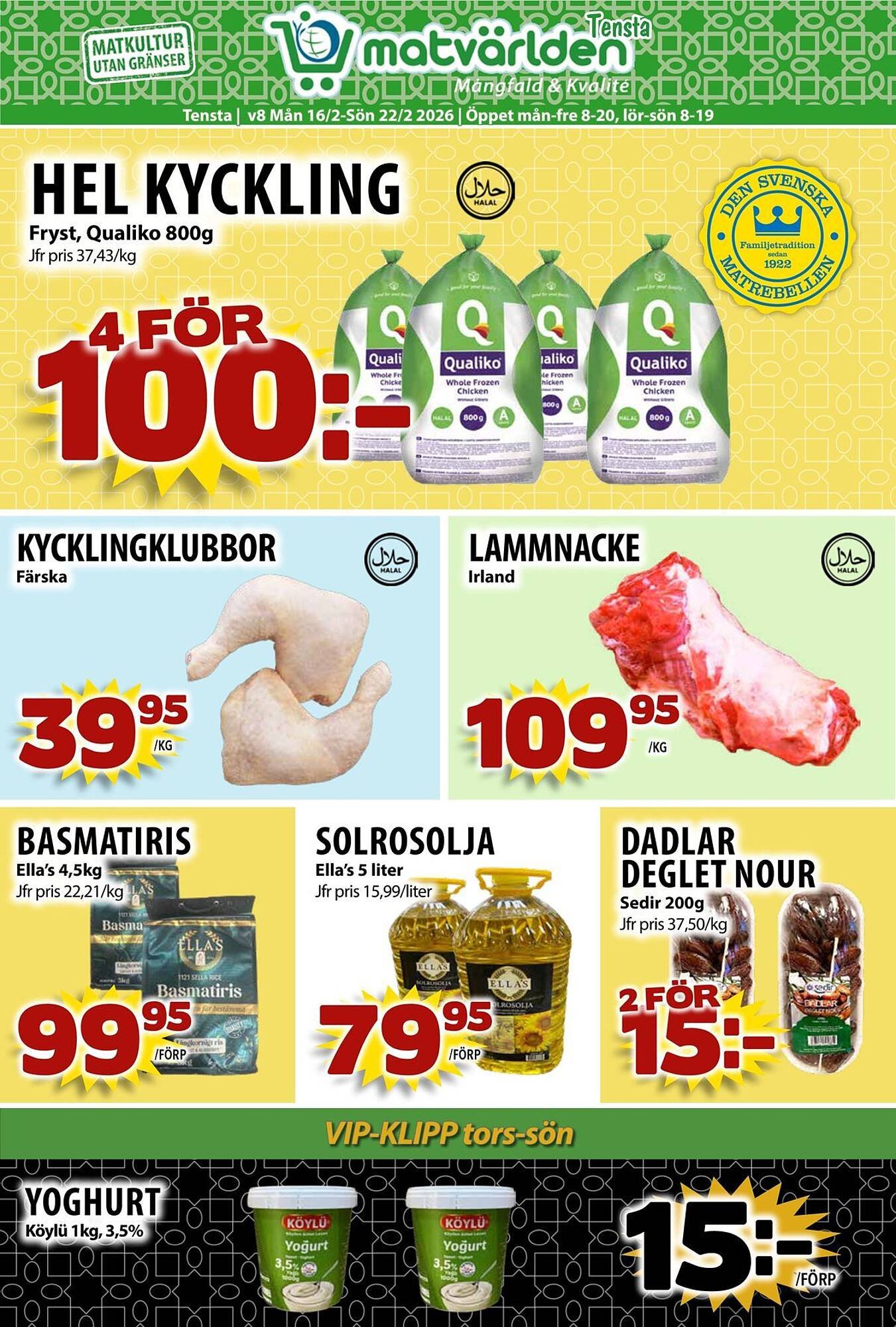 Matvärlden Tensta reklamblad