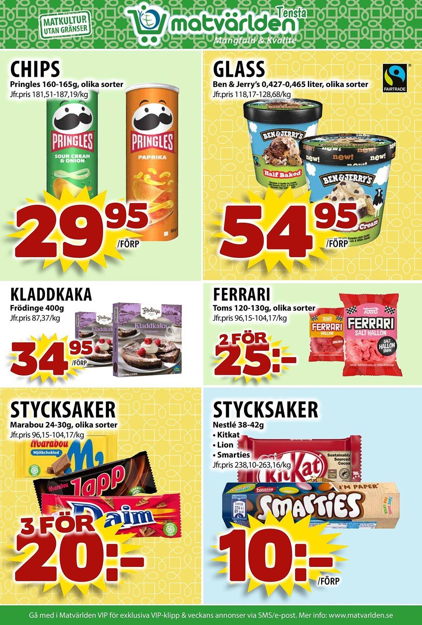 Matvärlden Tensta reklamblad