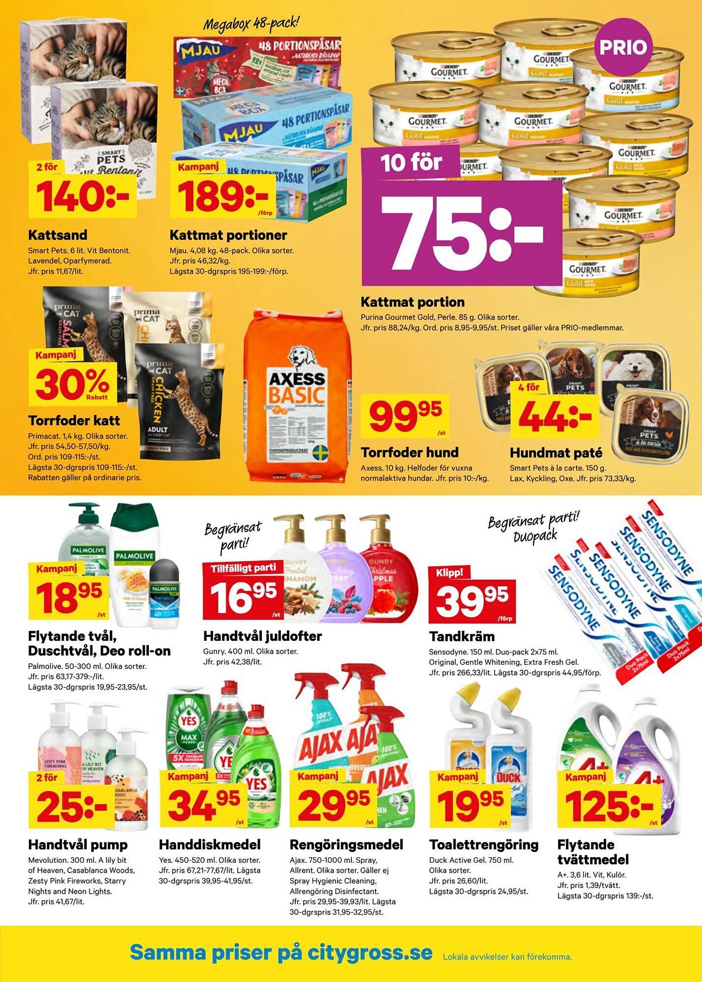 City Gross reklamblad (2025-11-03 - 2025-11-09)