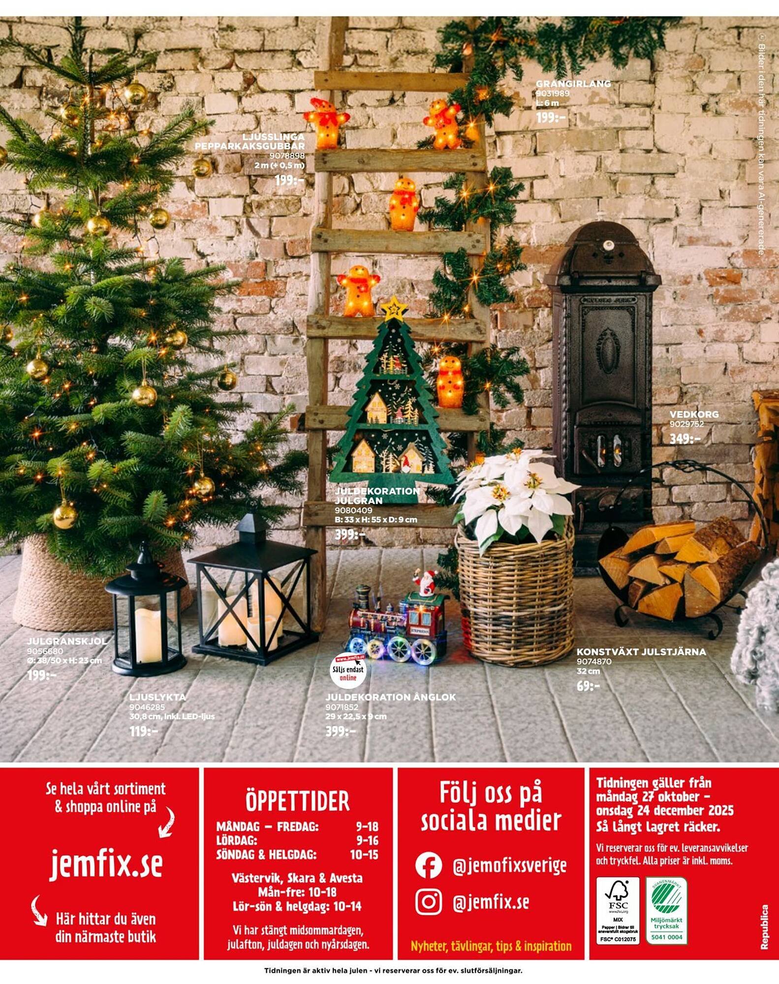 Jem&amp;Fix reklamblad (2025-10-27 - 2025-12-24)