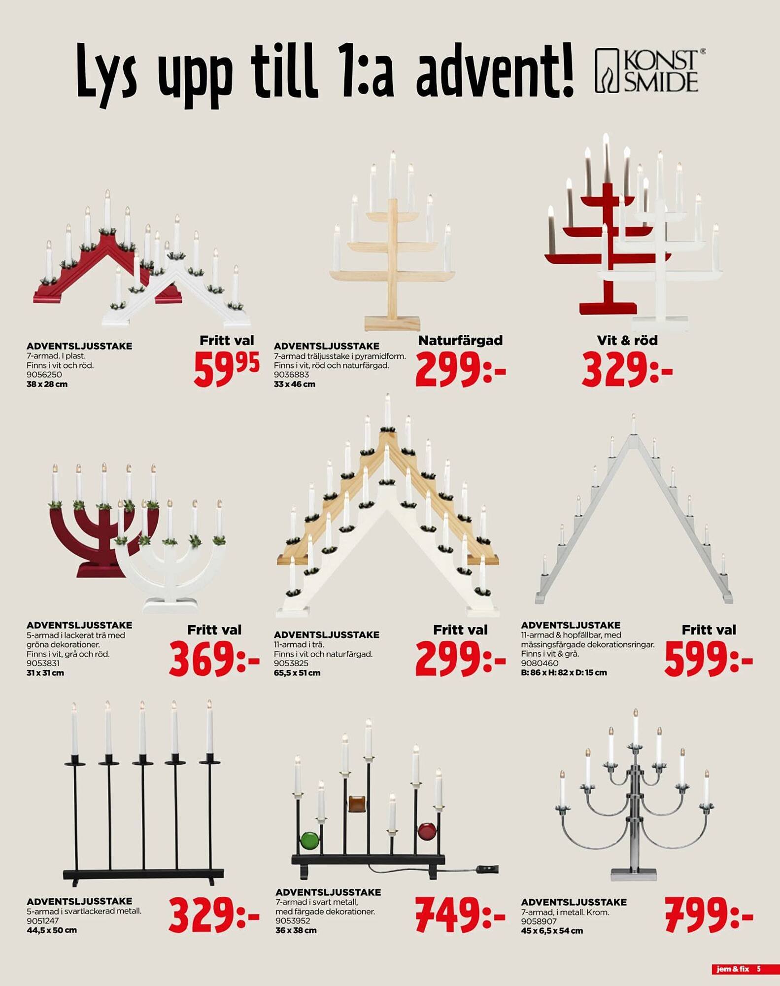 Jem&amp;Fix reklamblad (2025-10-27 - 2025-12-24)