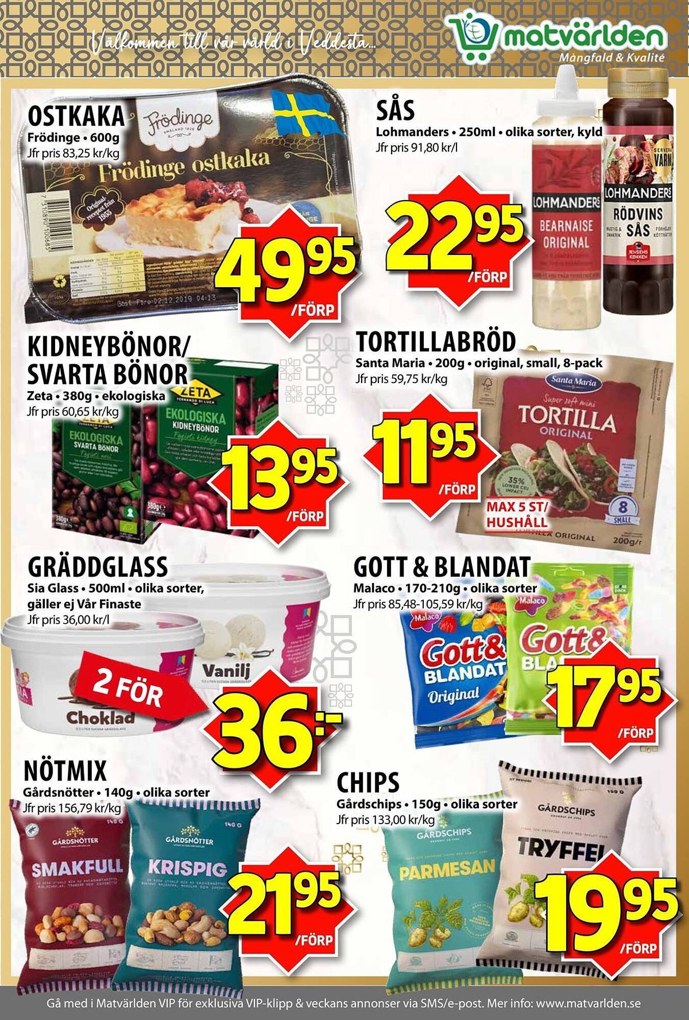 Matvärlden Tensta reklamblad