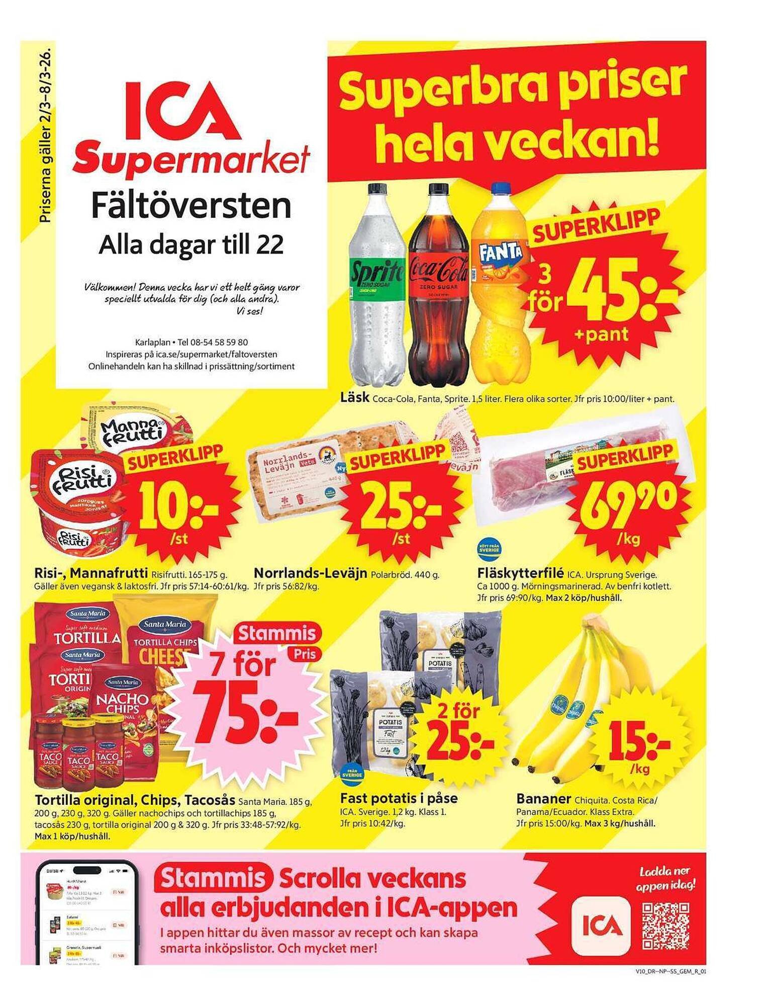 ICA Supermarket reklamblad