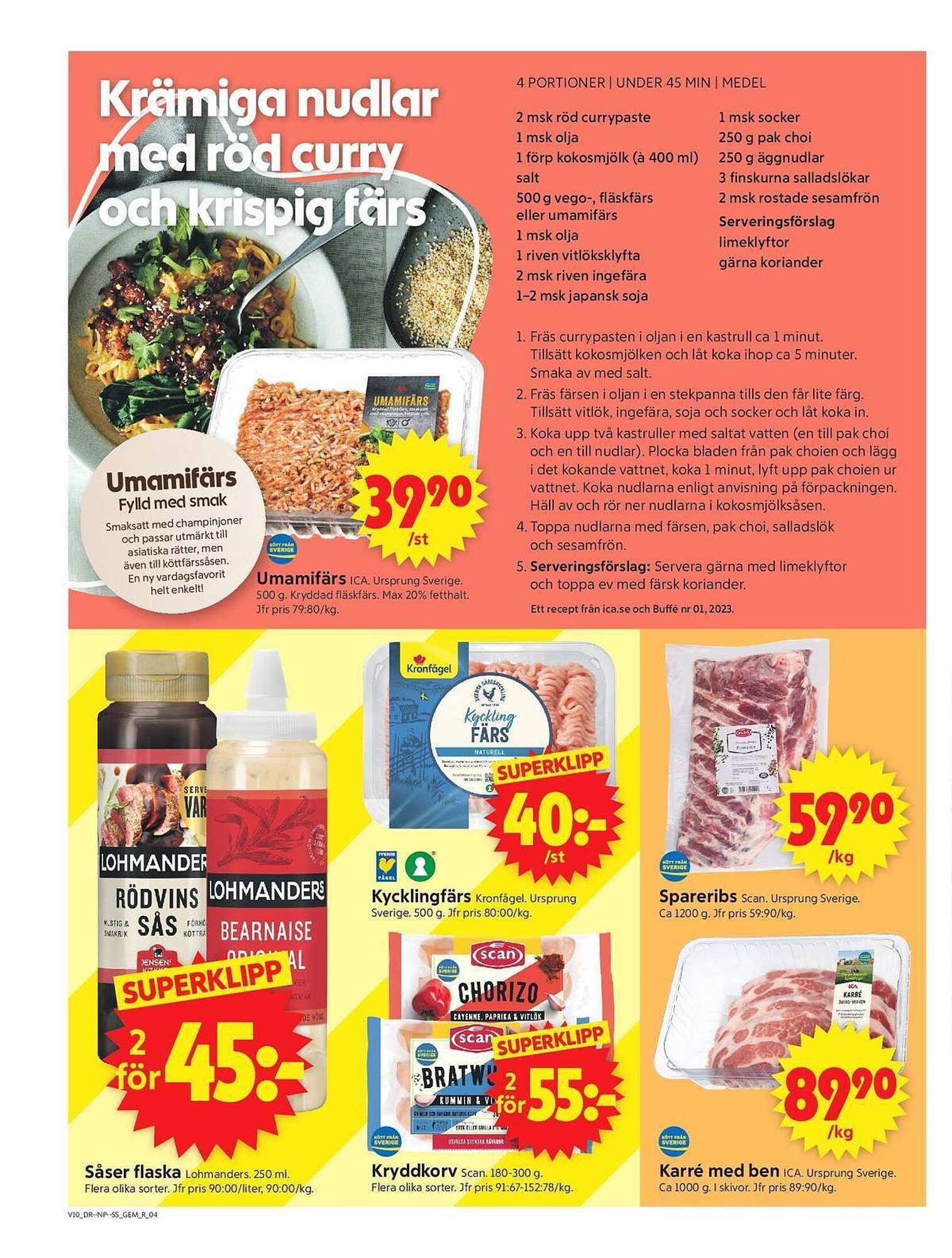ICA Supermarket reklamblad