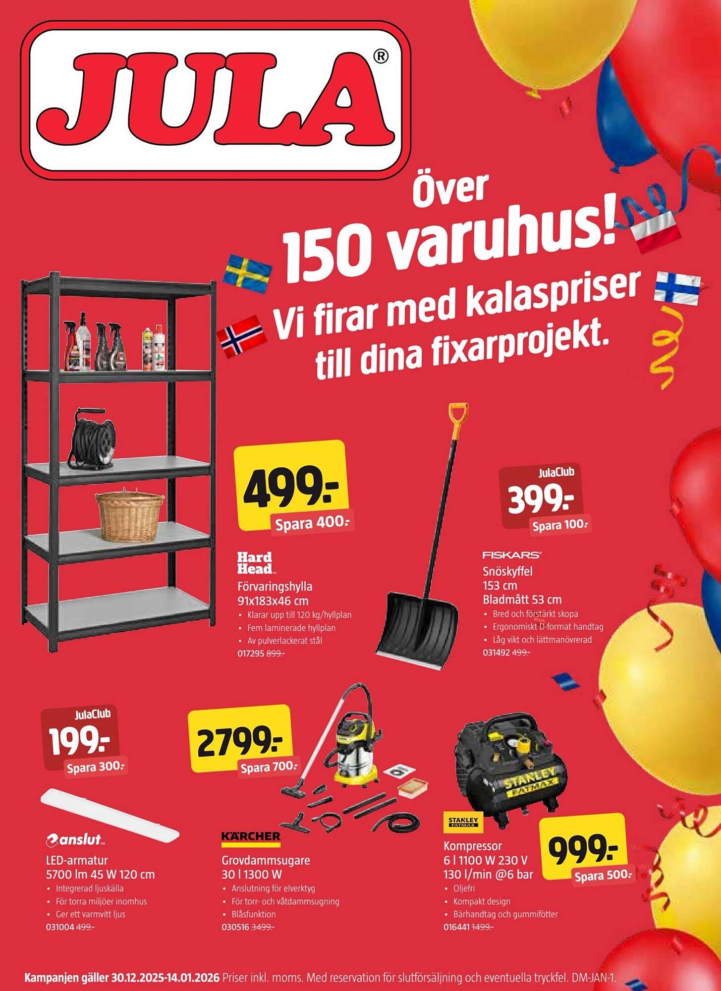 Jula reklamblad (2025-12-30 - 2026-01-15)