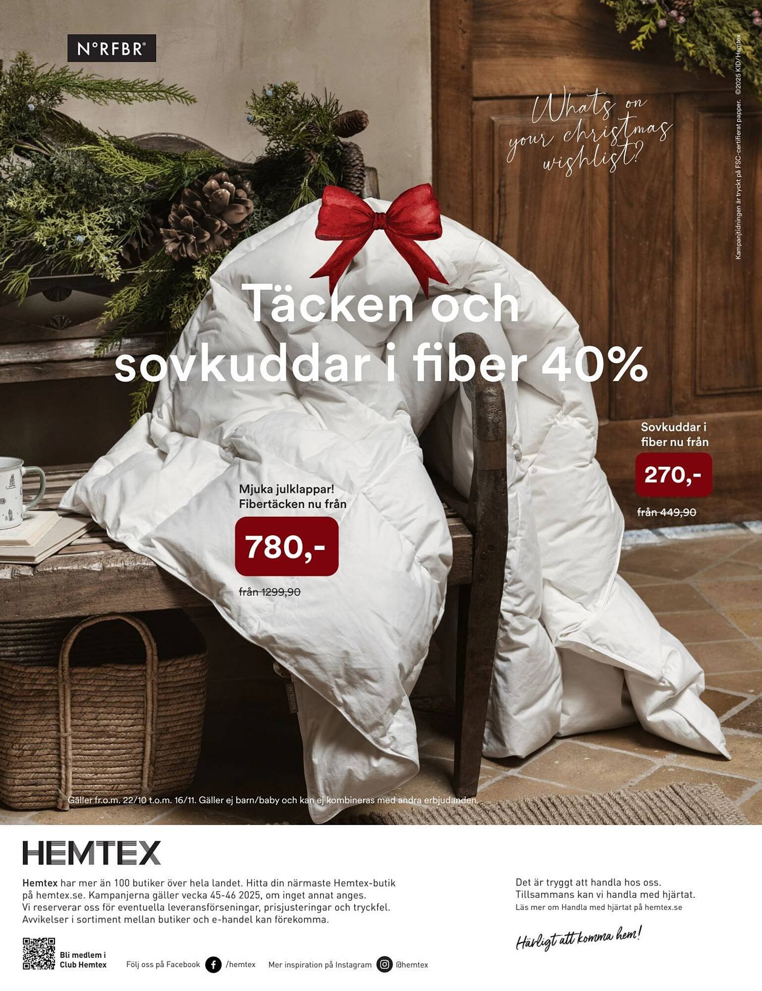 Hemtex reklamblad (2025-11-03 - 2025-11-16)