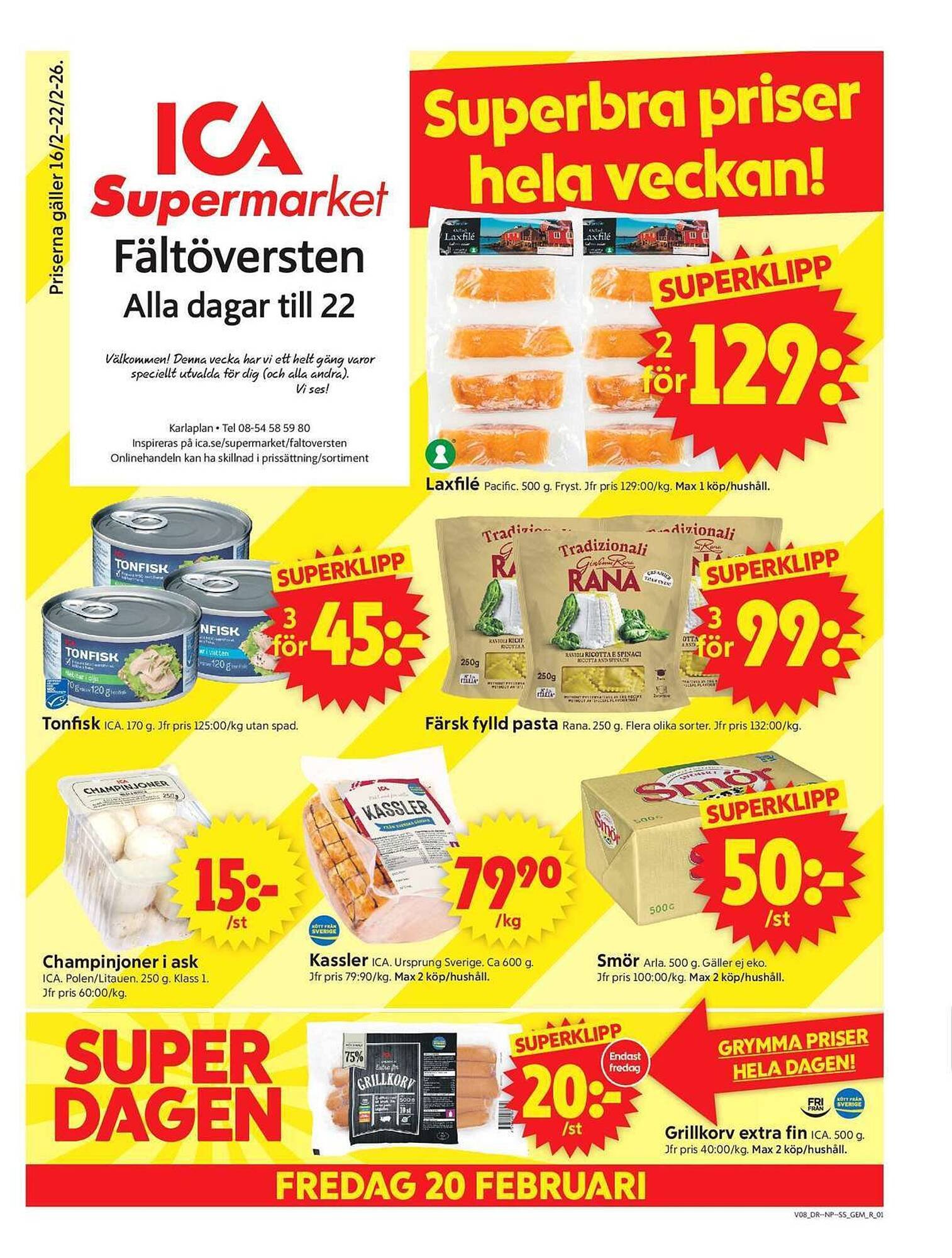 ICA Supermarket reklamblad