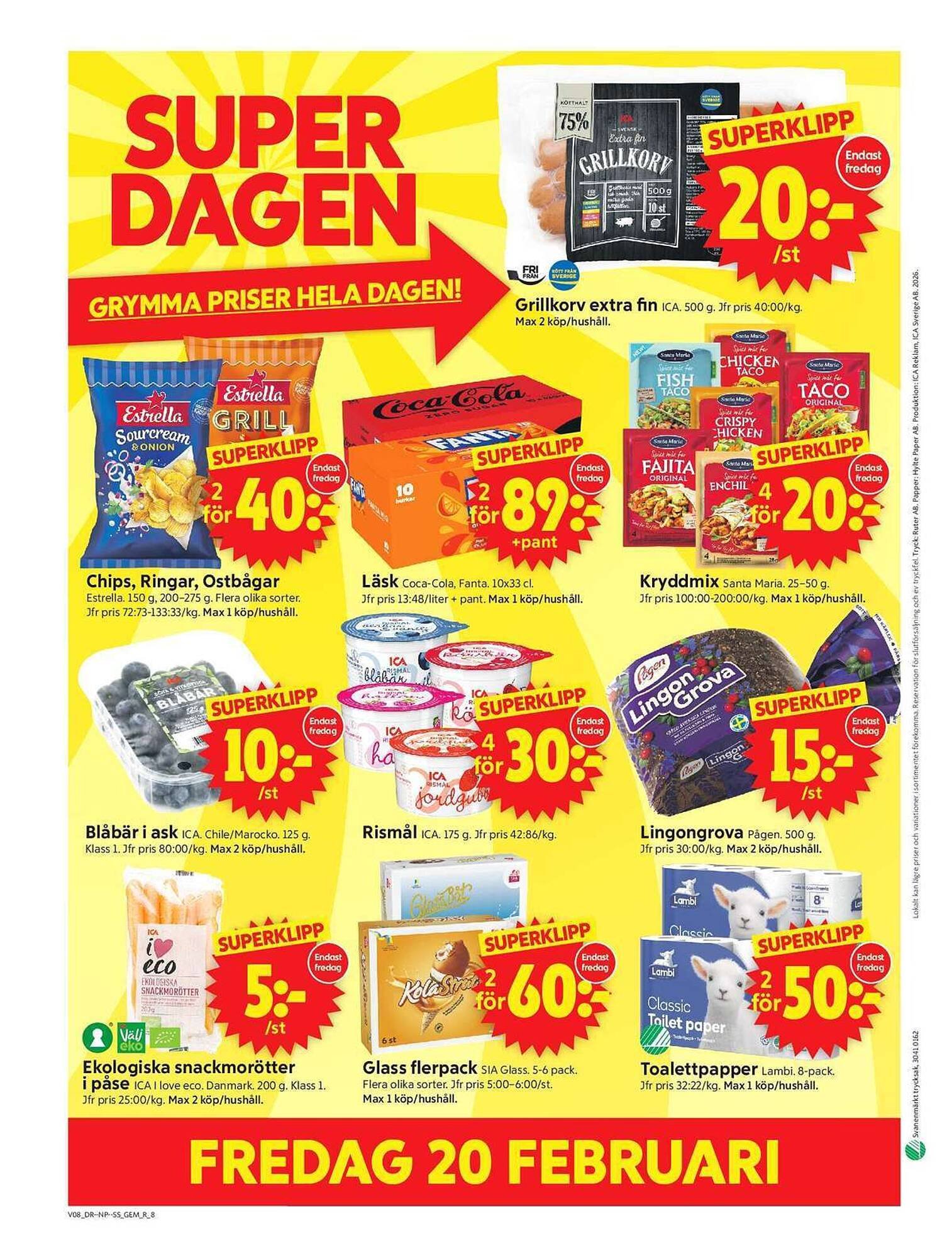 ICA Supermarket reklamblad