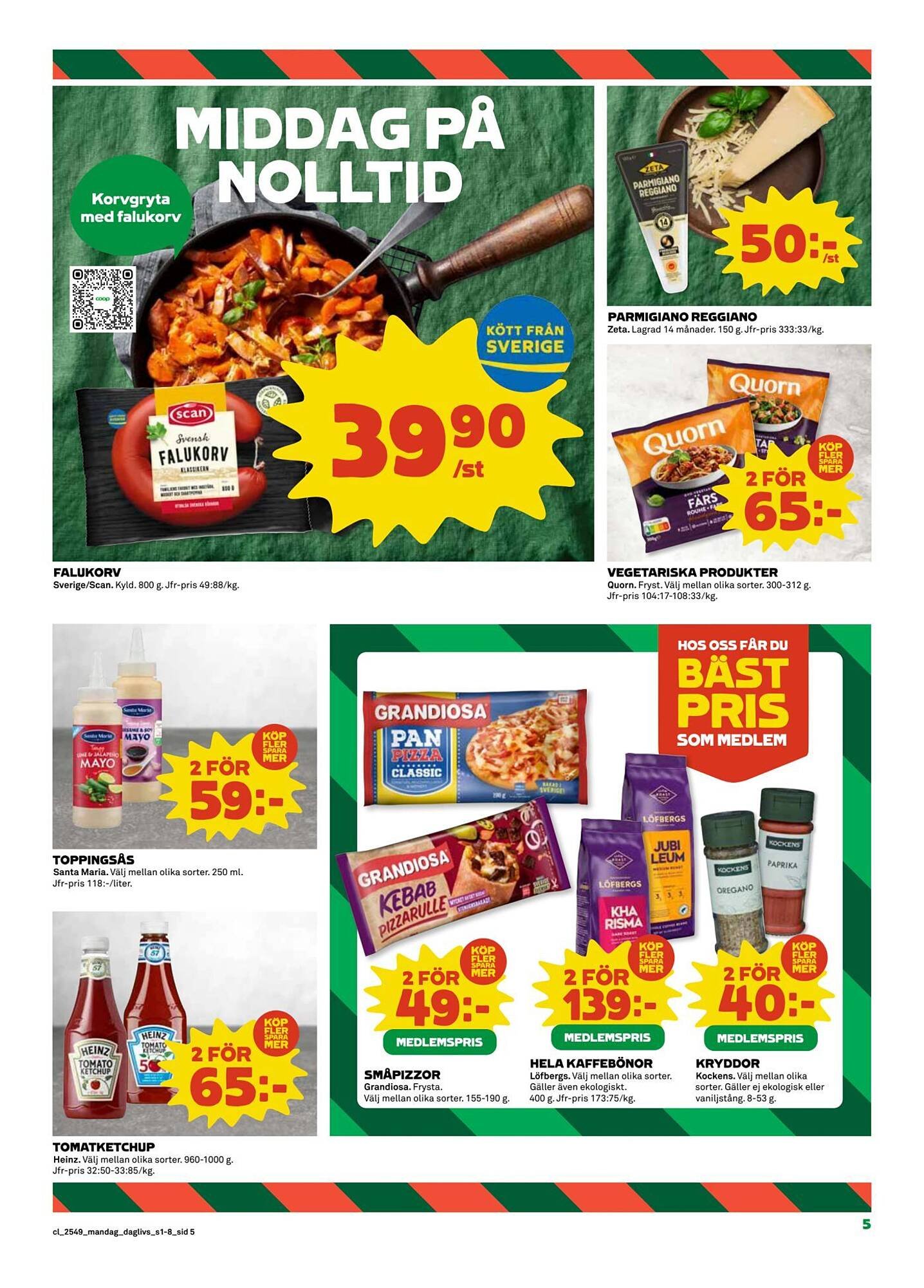 Coop Daglivs reklamblad