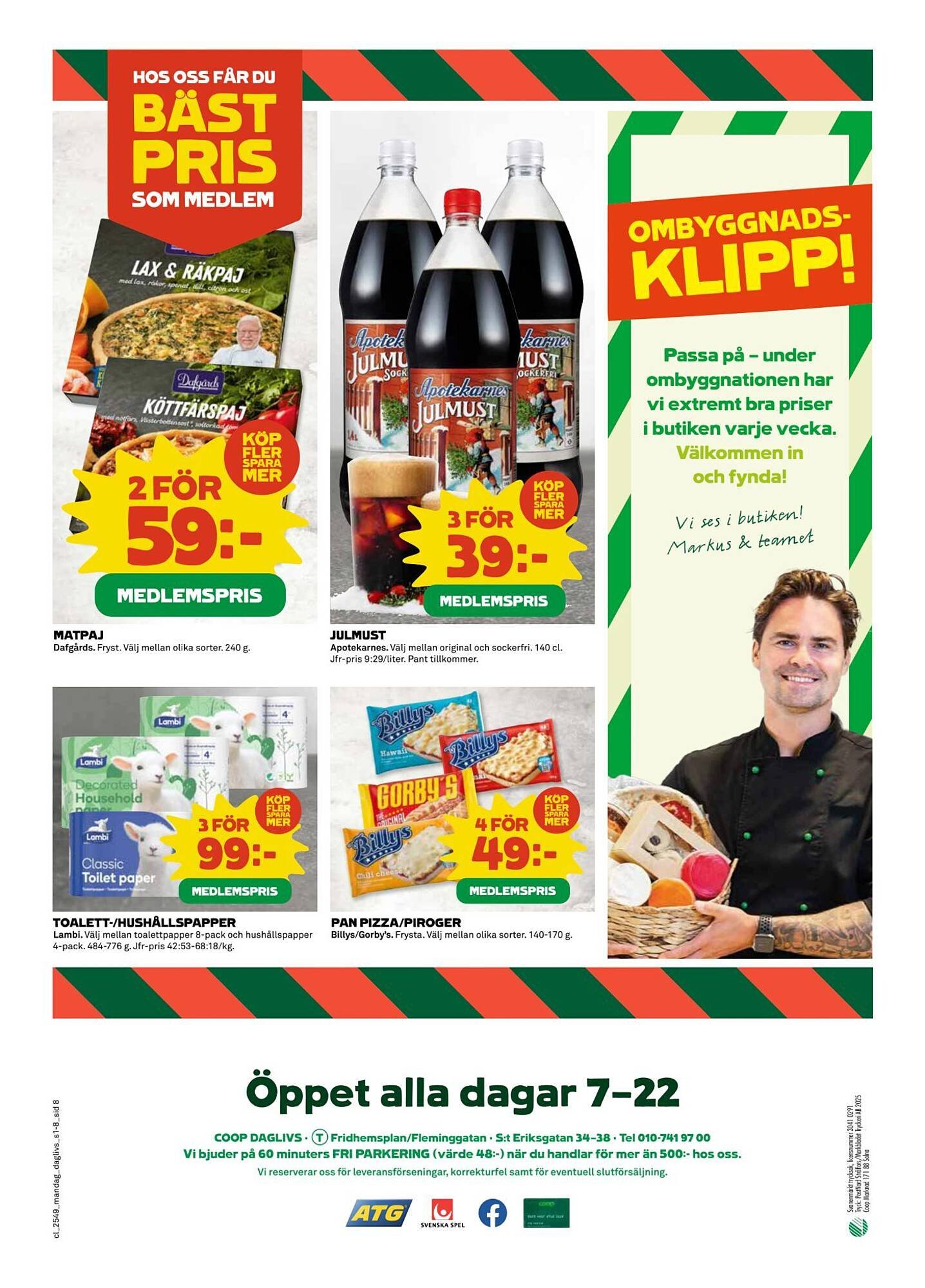 Coop Daglivs reklamblad