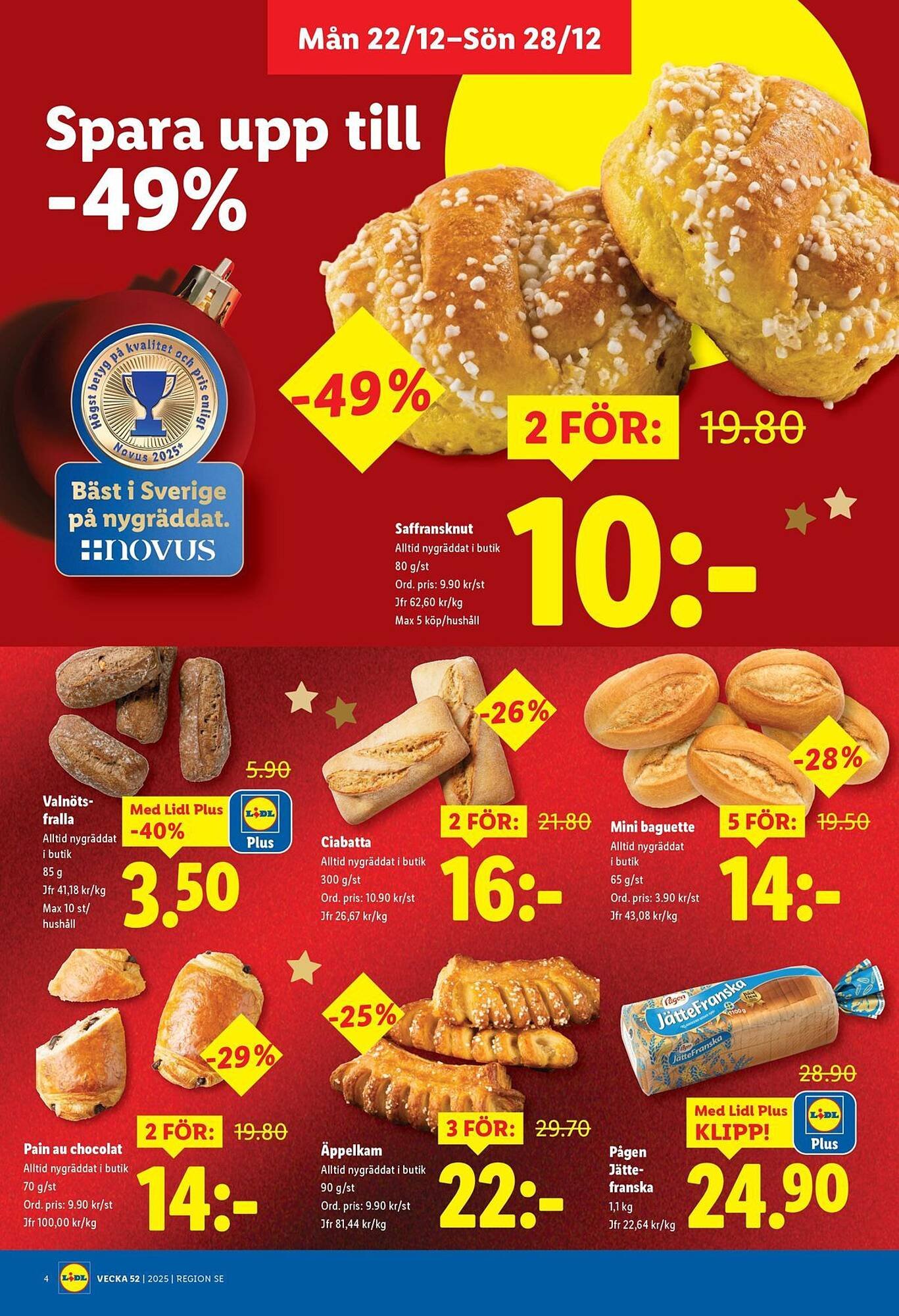 Lidl reklamblad (2025-12-22 - 2025-12-28)