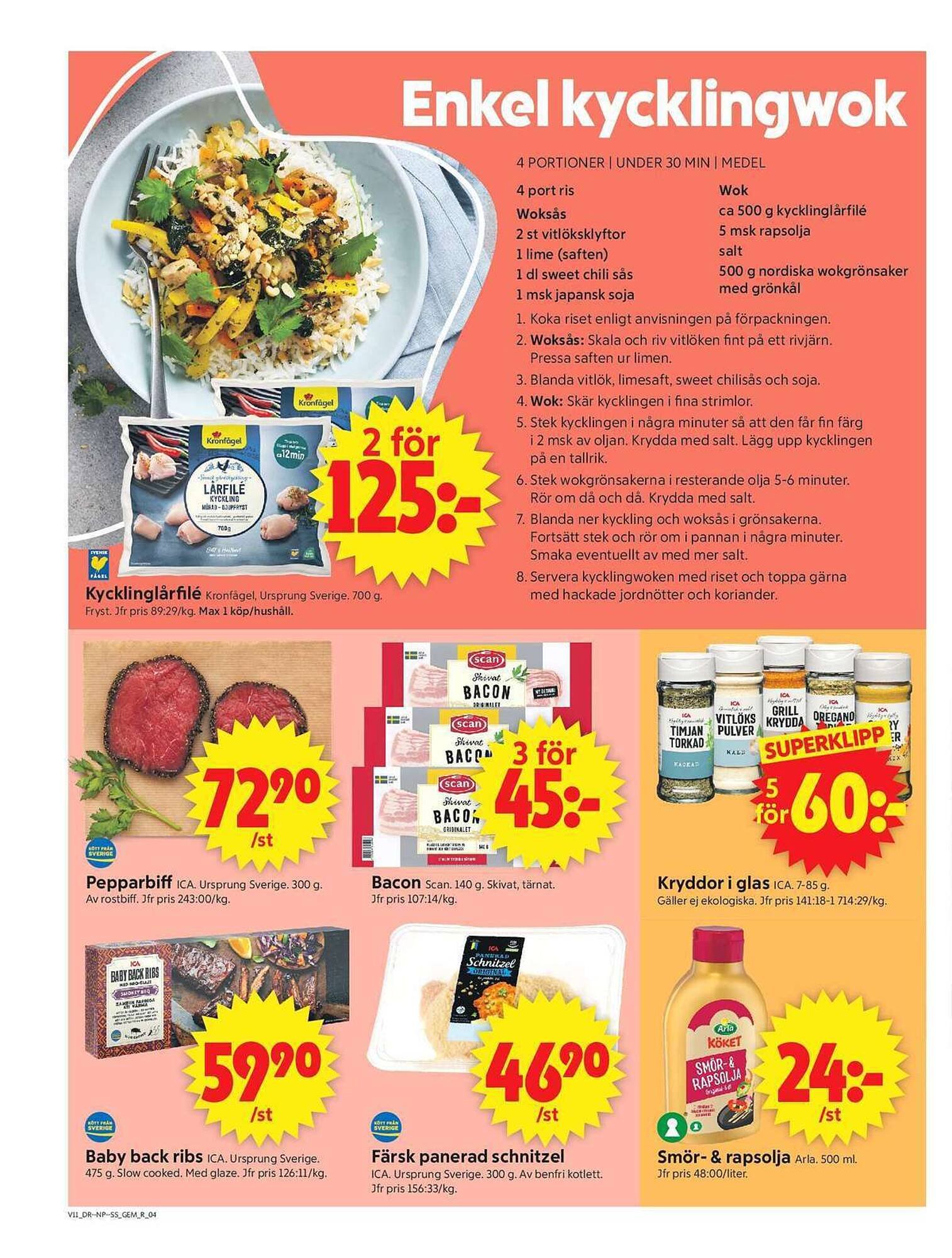 ICA Supermarket reklamblad