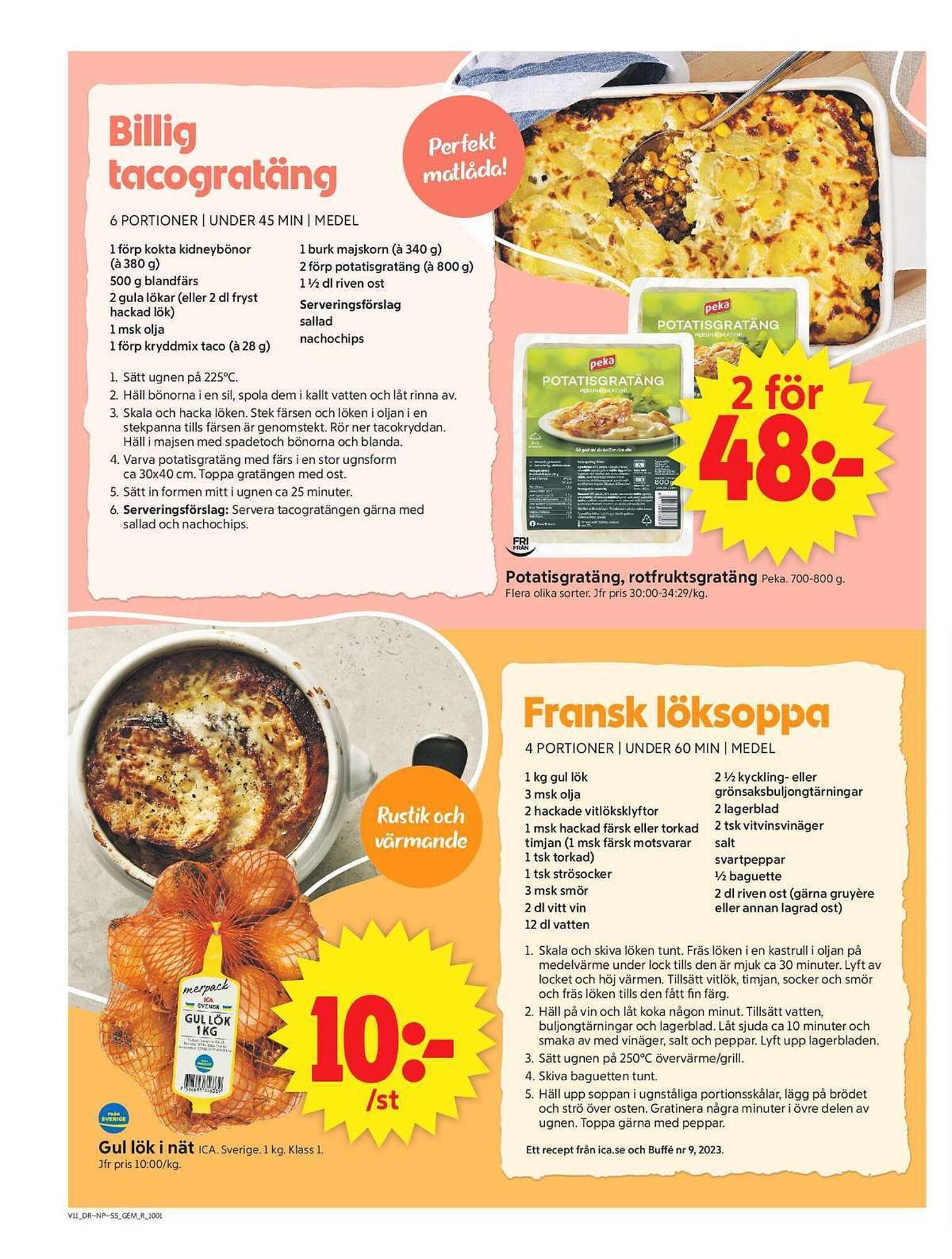 ICA Supermarket reklamblad