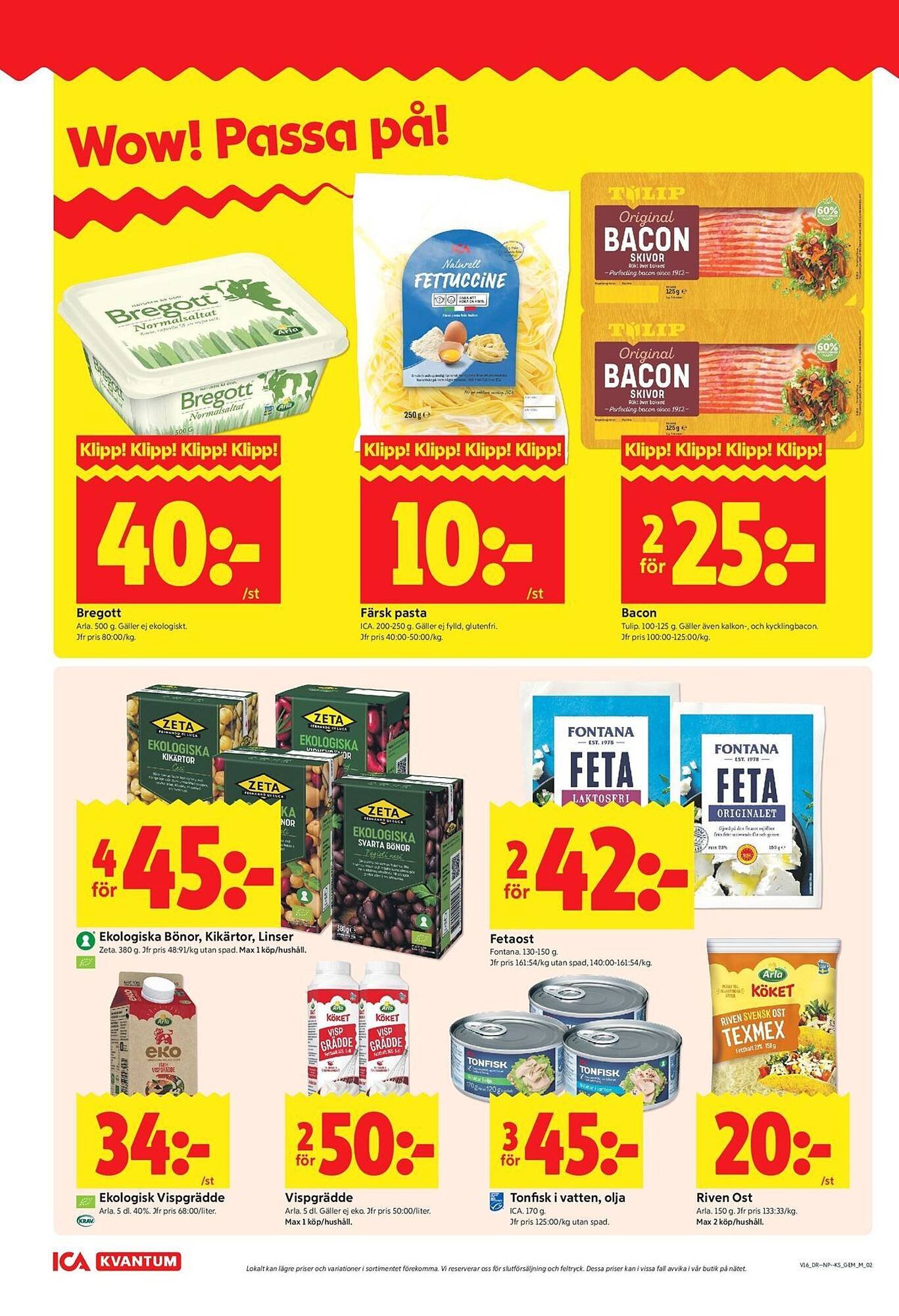 ICA Kvantum reklamblad