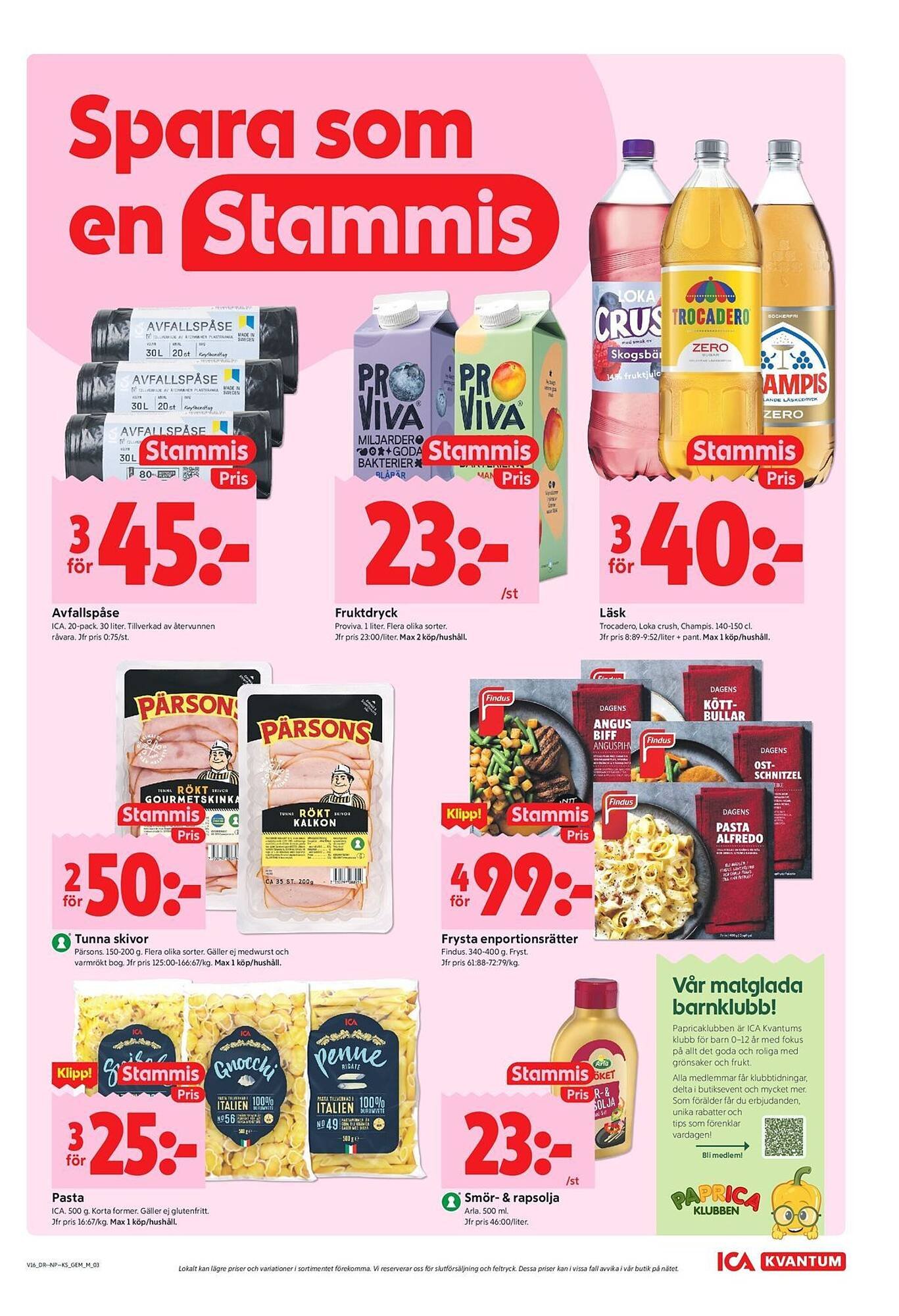 ICA Kvantum reklamblad