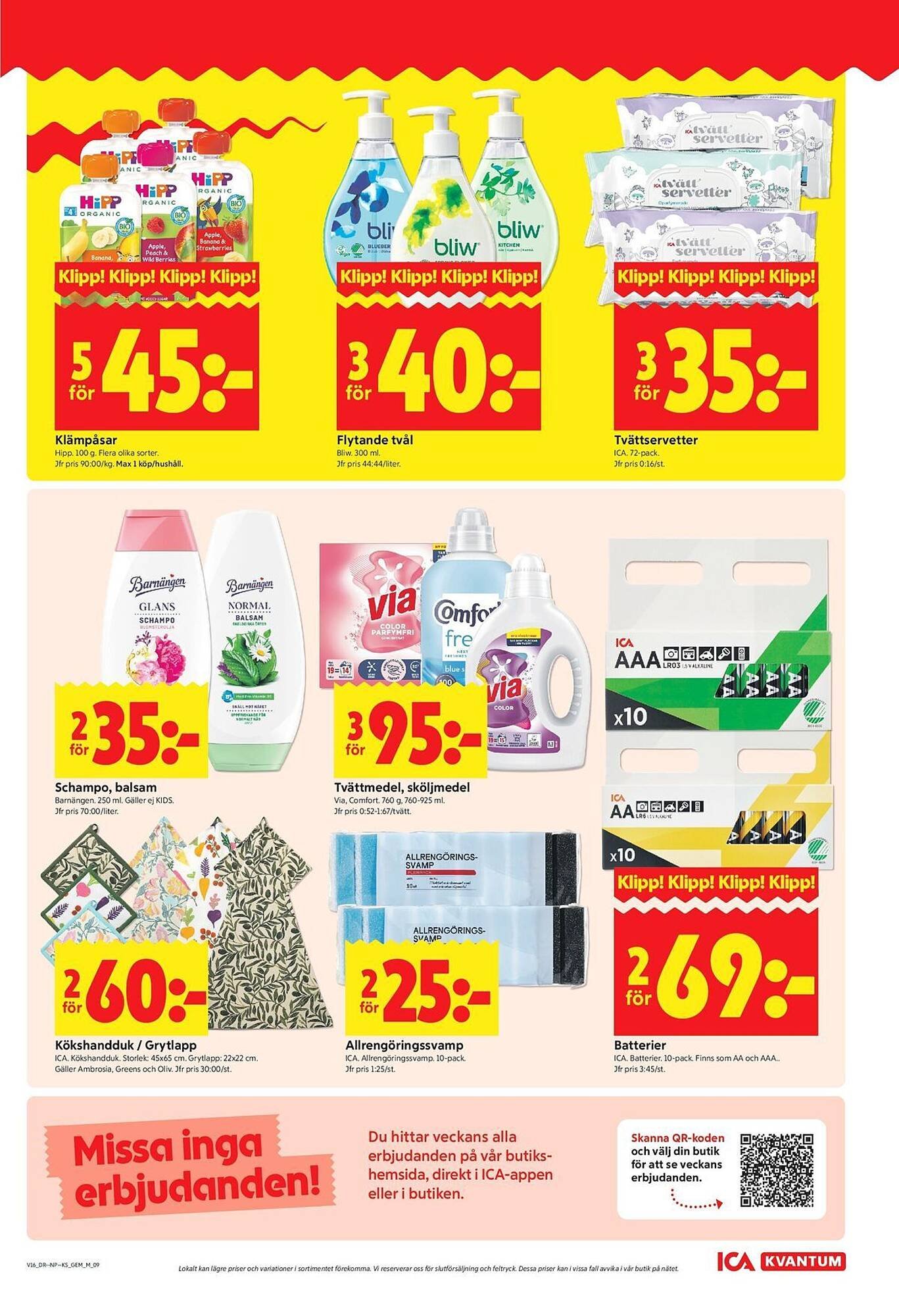 ICA Kvantum reklamblad