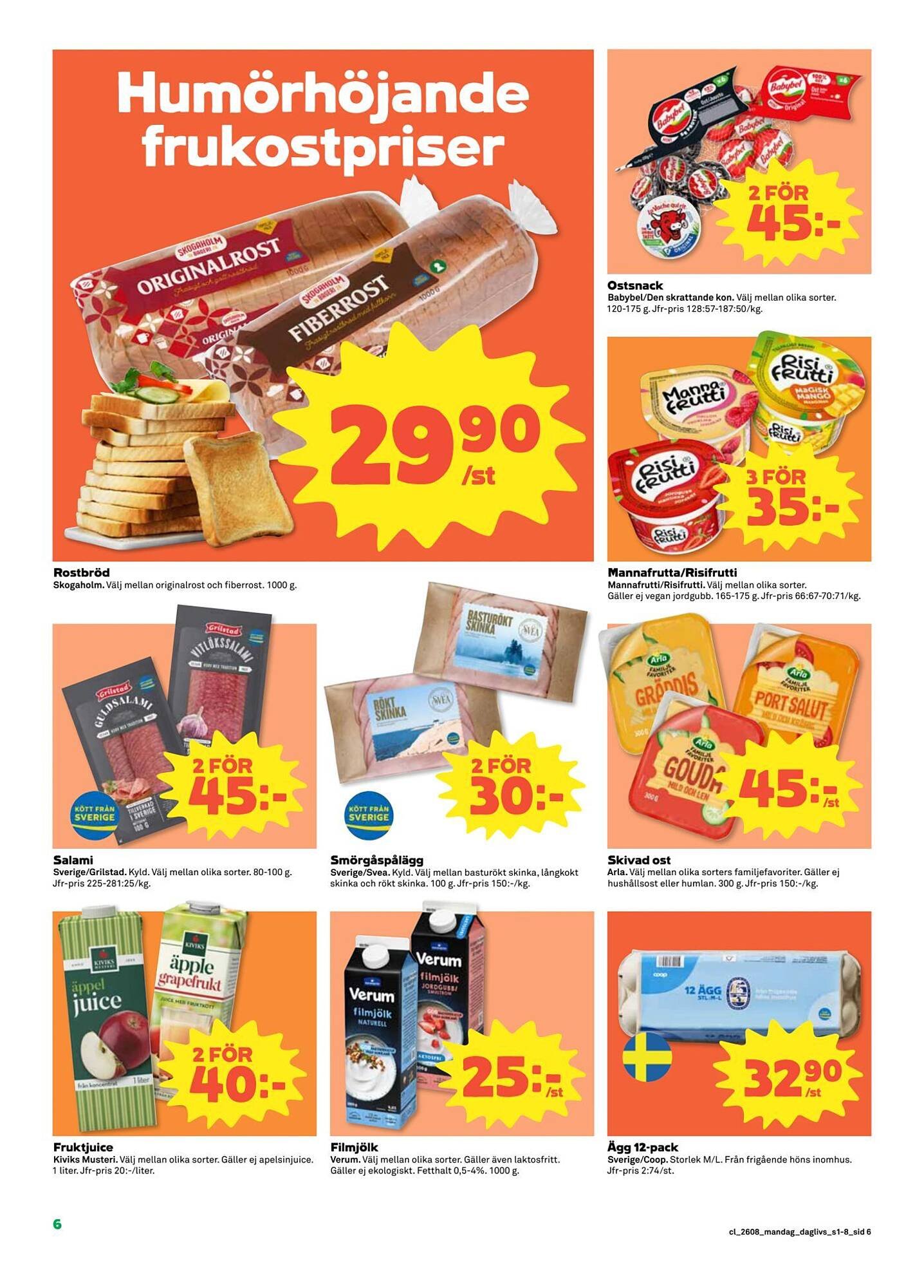Coop Daglivs reklamblad