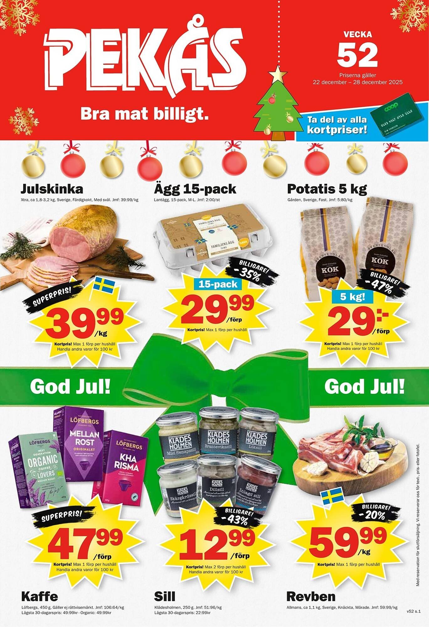 Pekås reklamblad