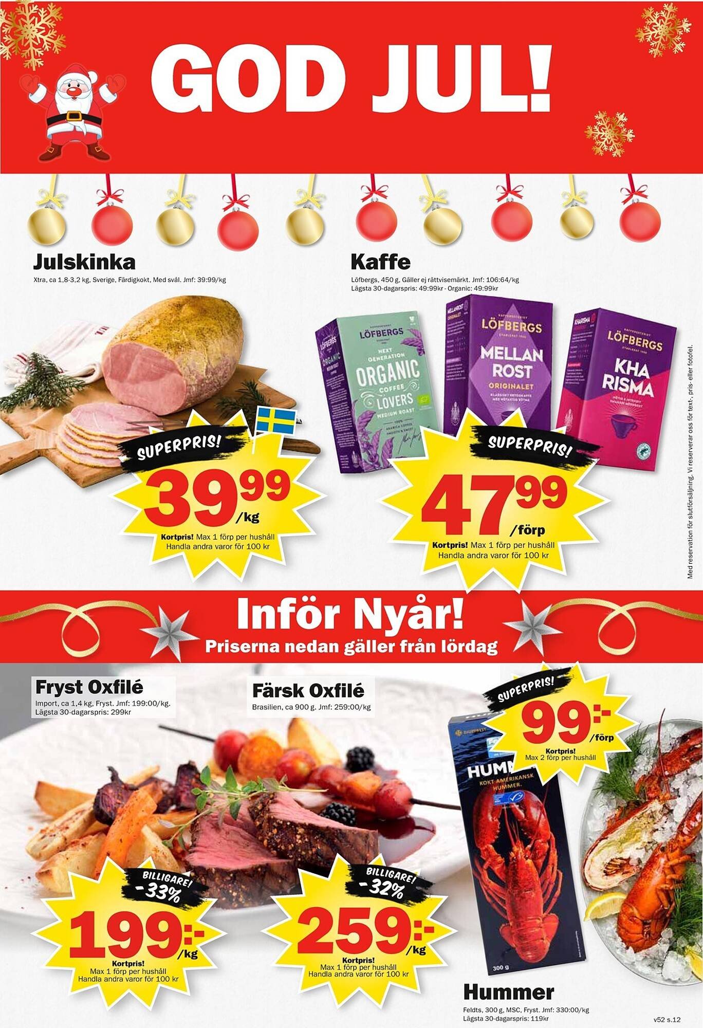 Pekås reklamblad