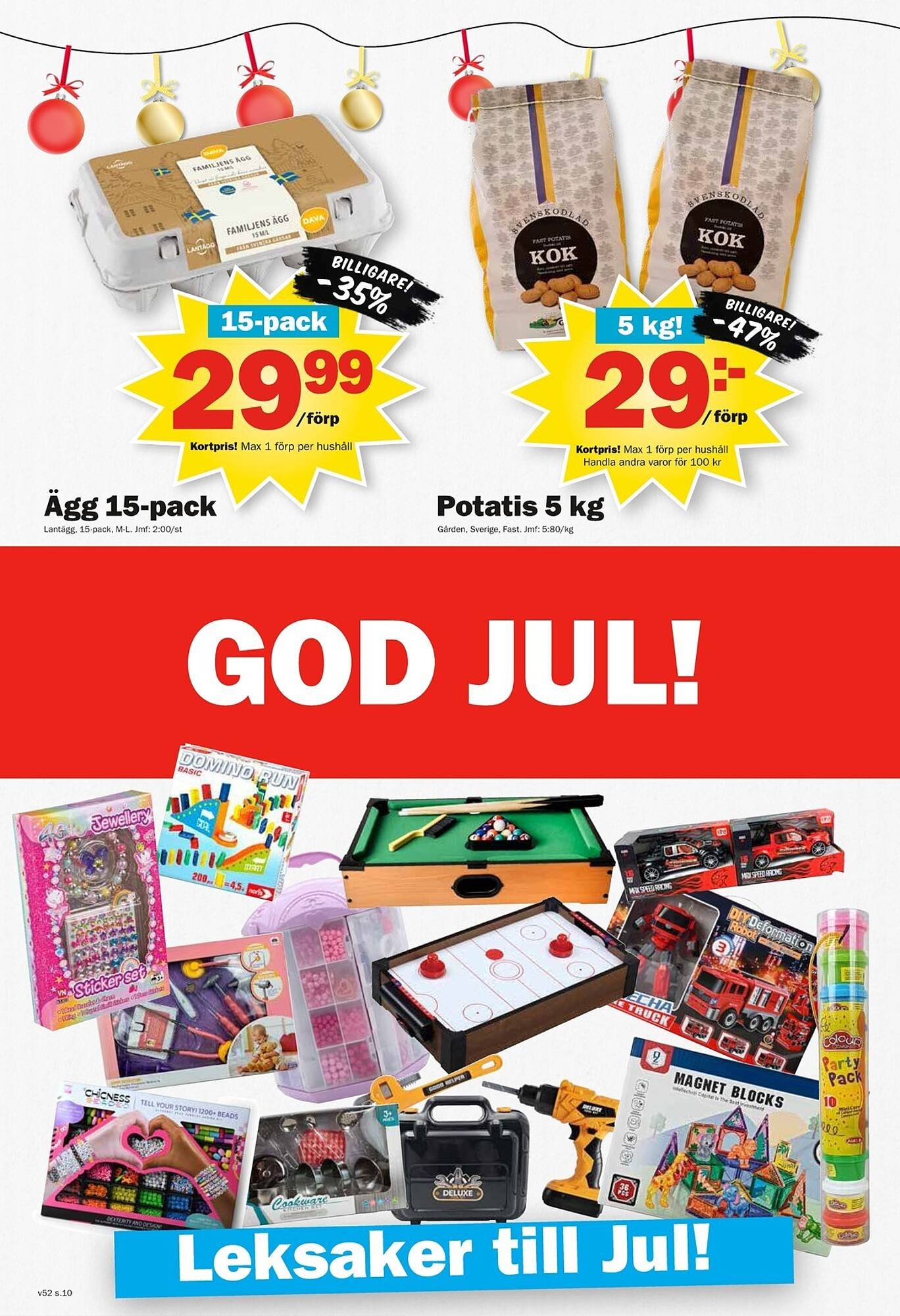 Pekås reklamblad