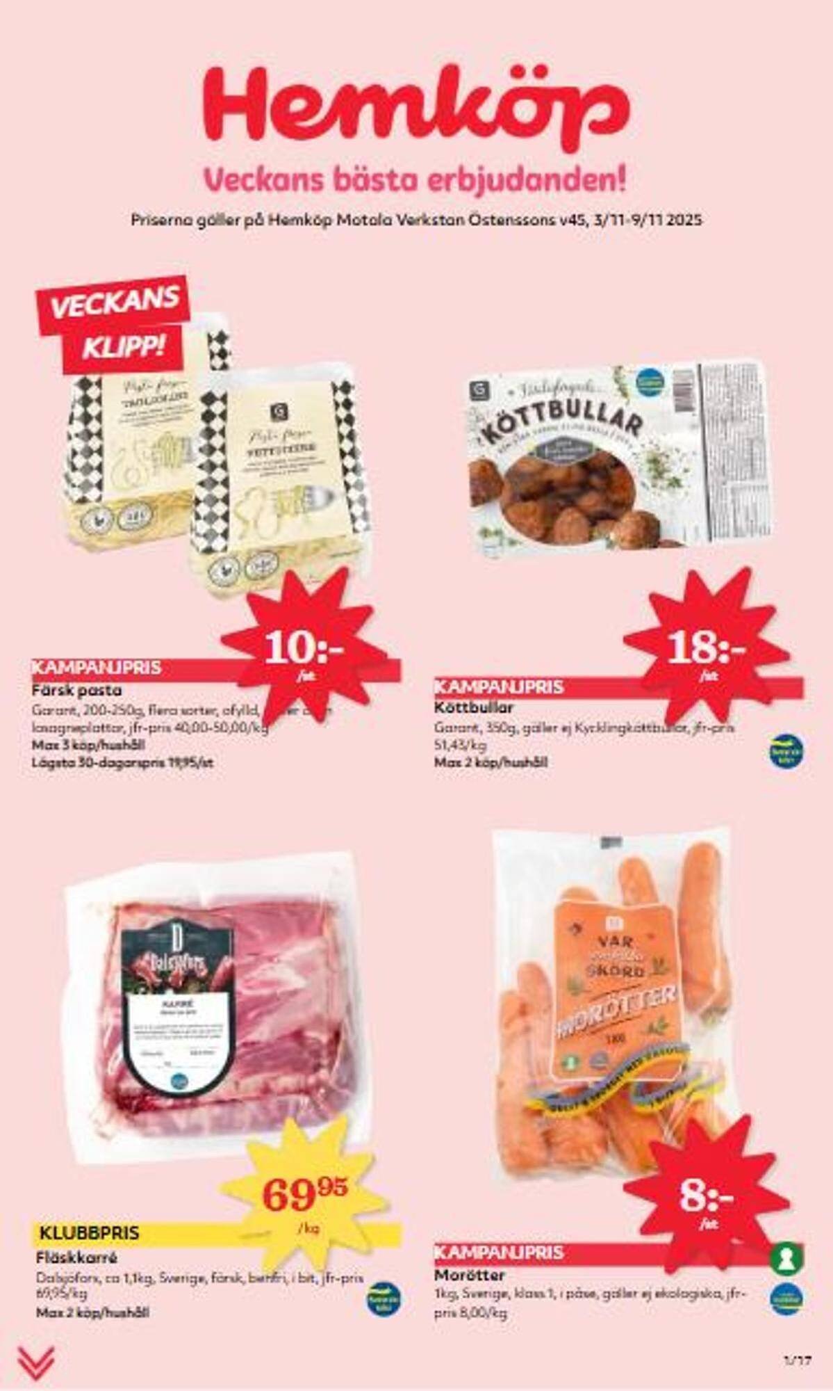 Hemköp reklamblad (2025-11-03 - 2025-11-09)