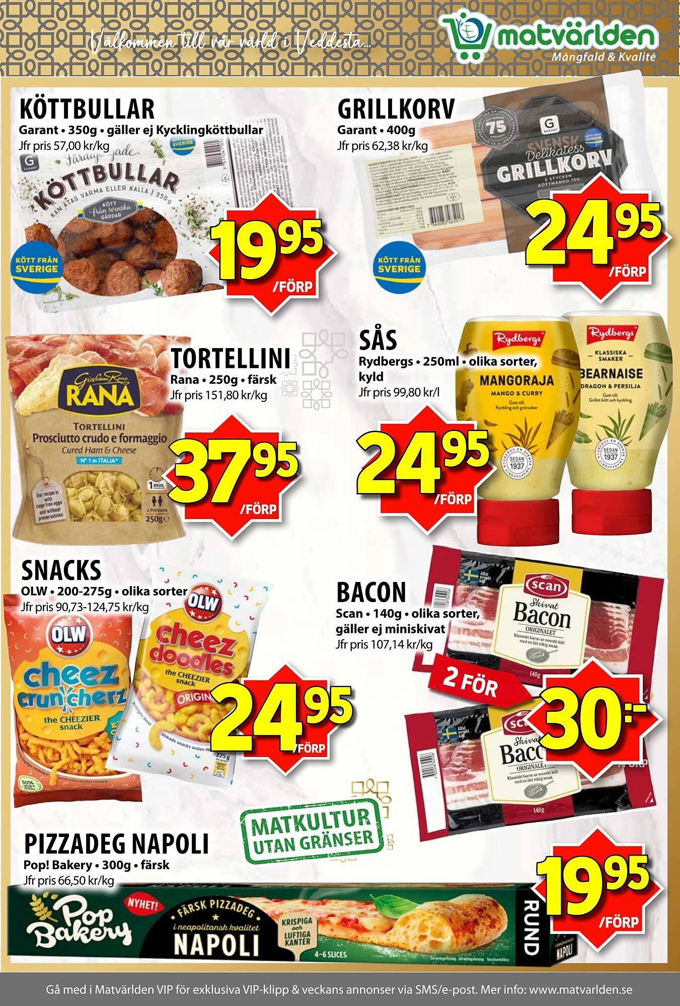 Matvärlden Tensta reklamblad