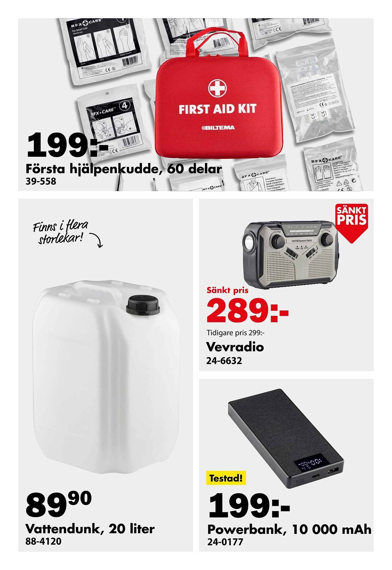 Biltema reklamblad