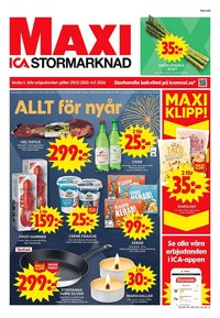 ICA Maxi reklamblad (2025-12-29 - 2026-01-04)