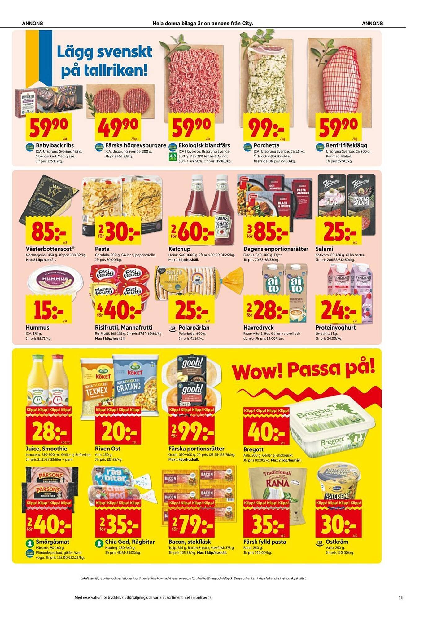 ICA Kvantum reklamblad