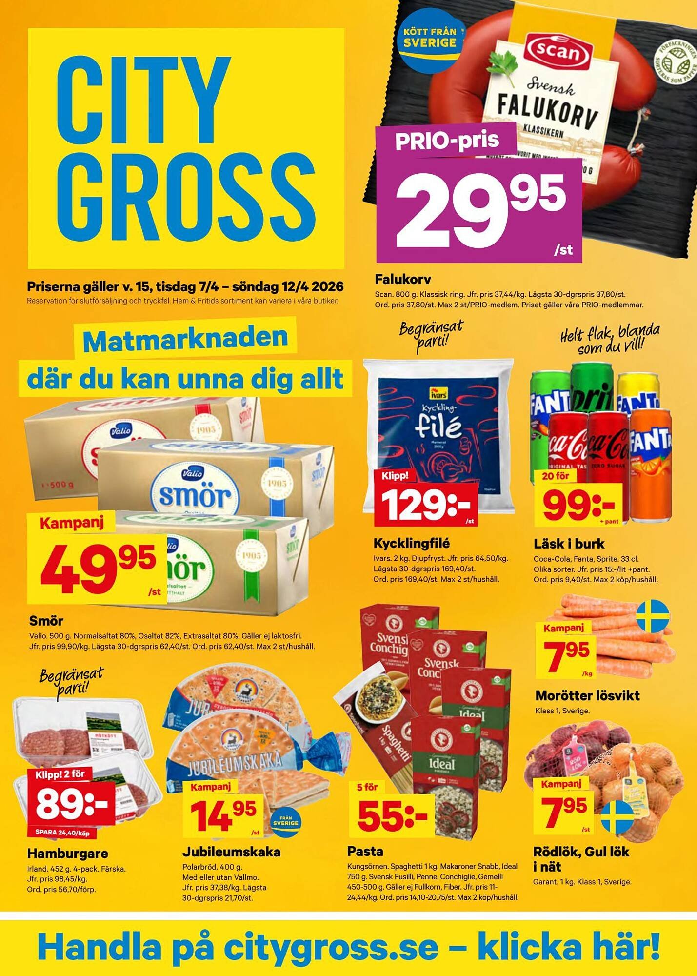 City Gross reklamblad