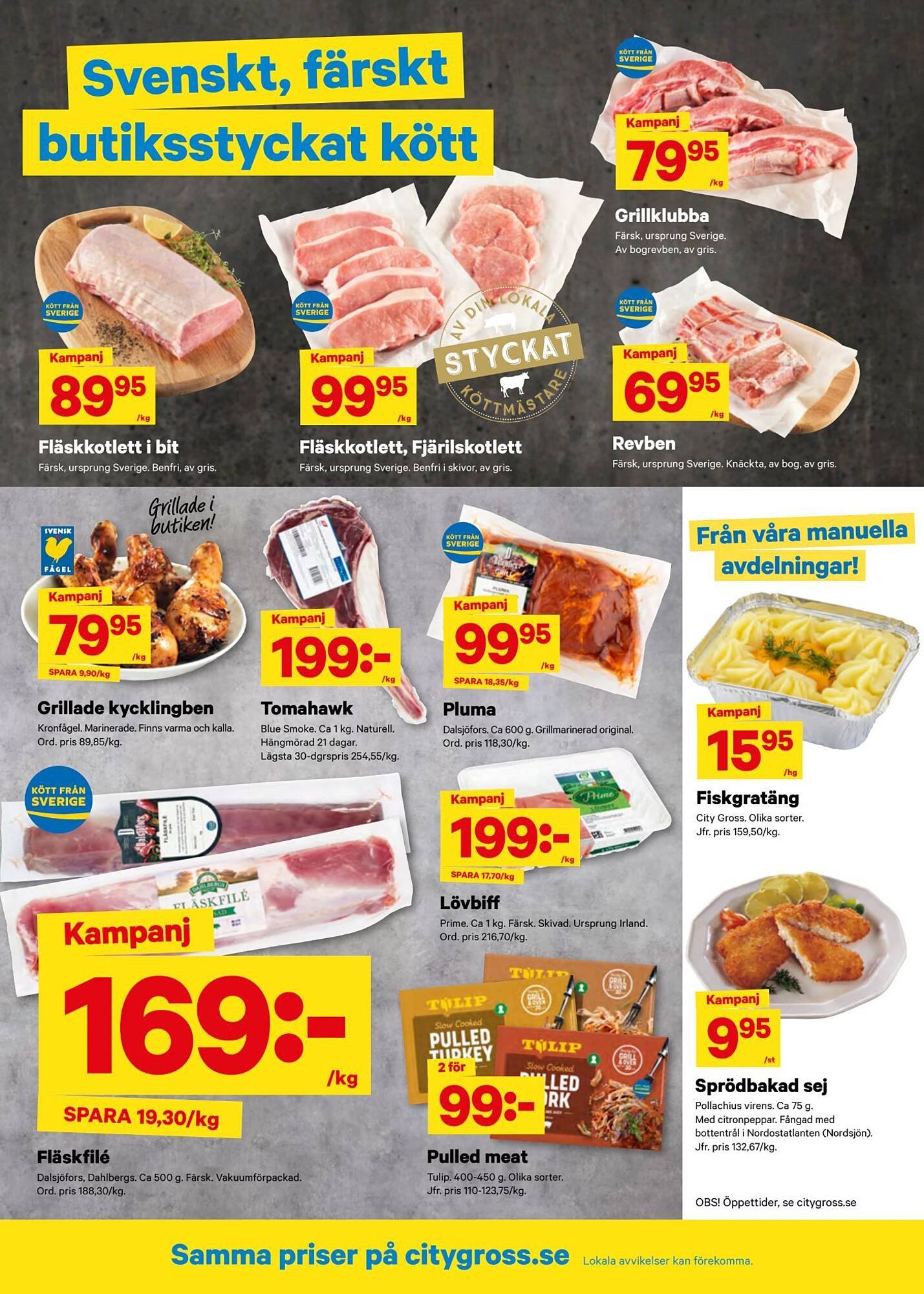 City Gross reklamblad