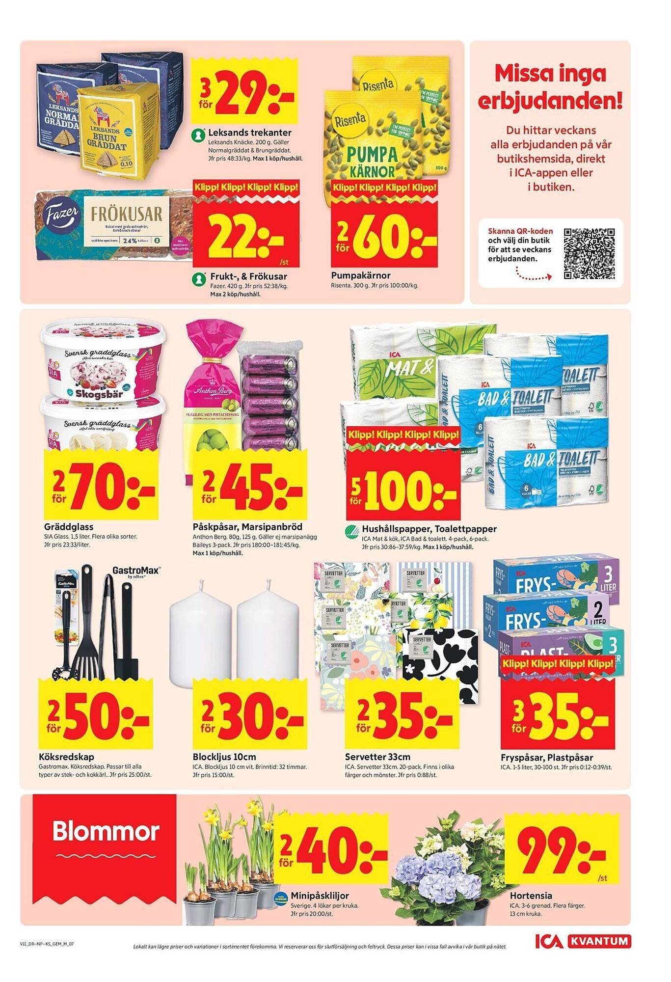 ICA Kvantum reklamblad