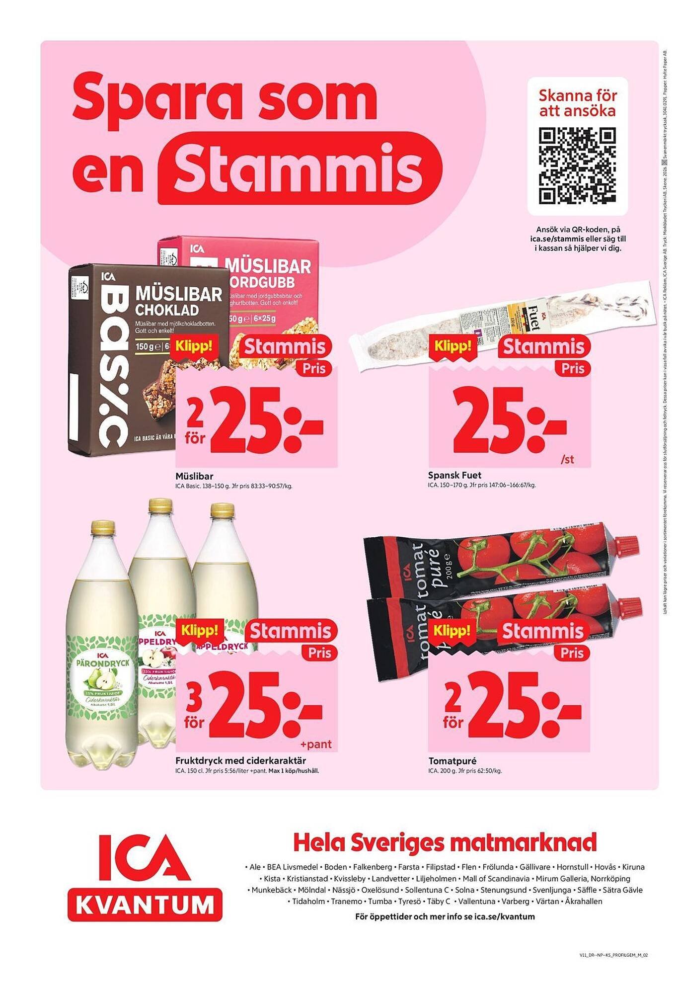 ICA Kvantum reklamblad