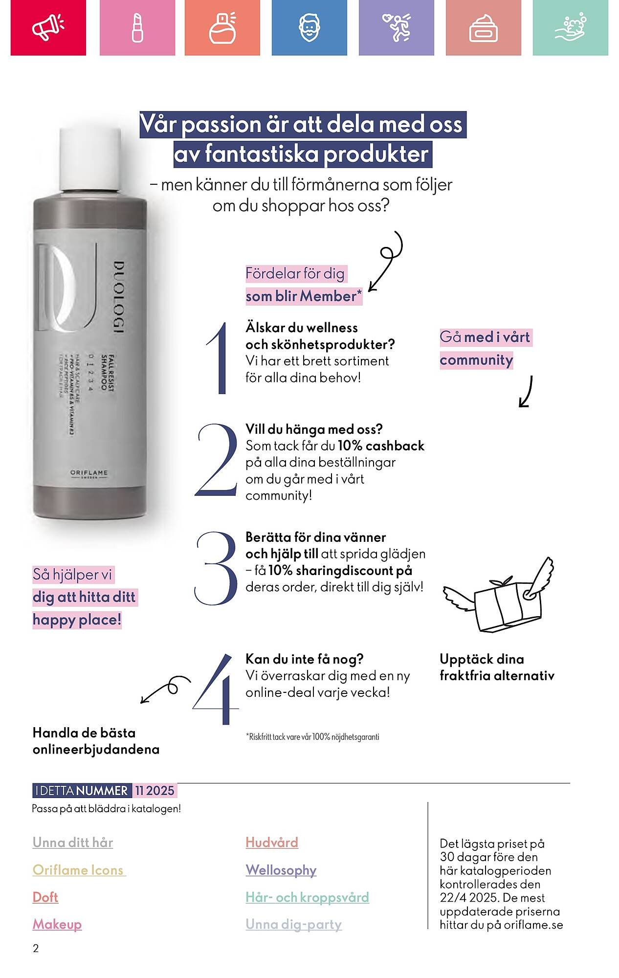 Oriflame reklamblad (2025-08-04 - 2025-08-23)