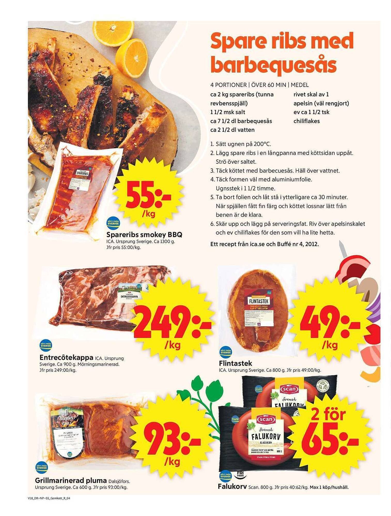ICA Supermarket reklamblad