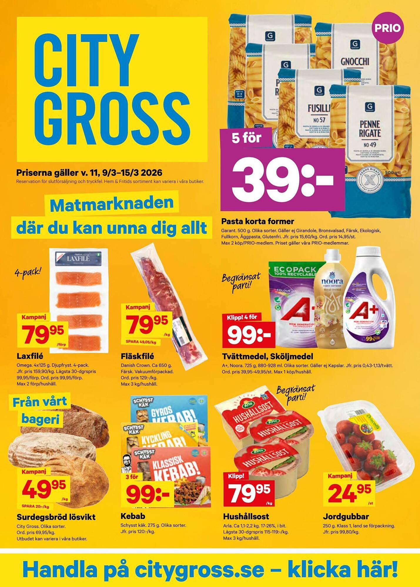 City Gross reklamblad