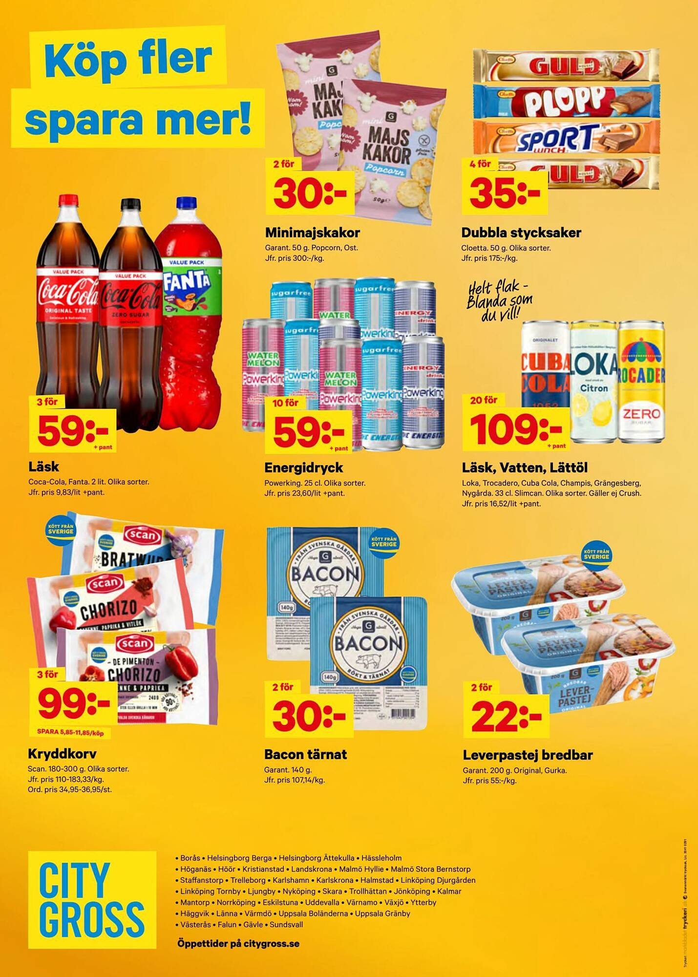 City Gross reklamblad