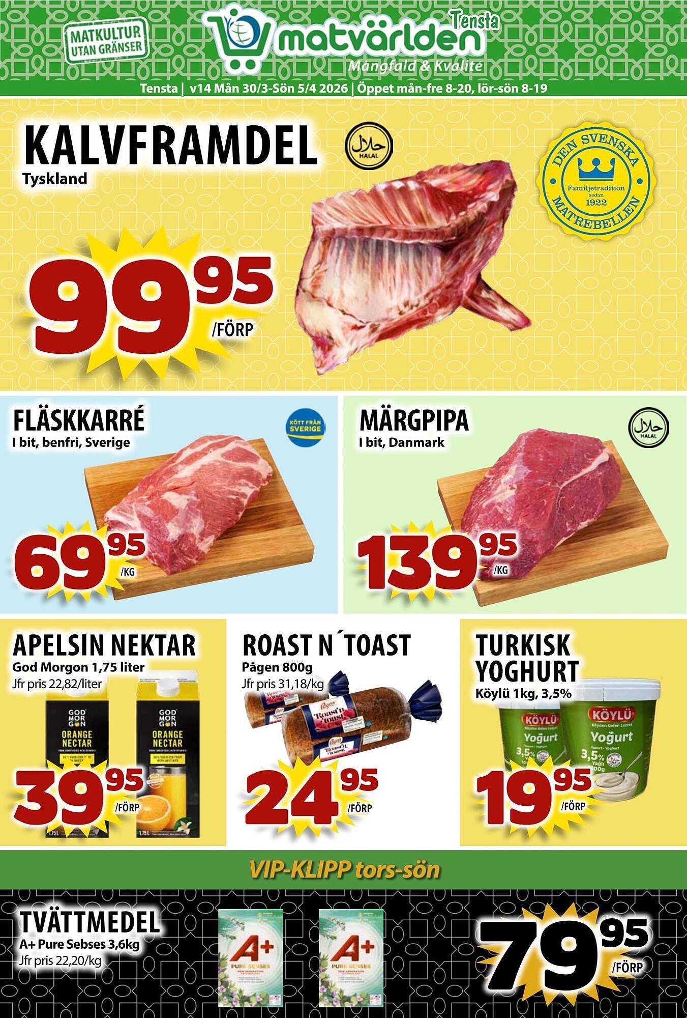 Matvärlden Tensta reklamblad