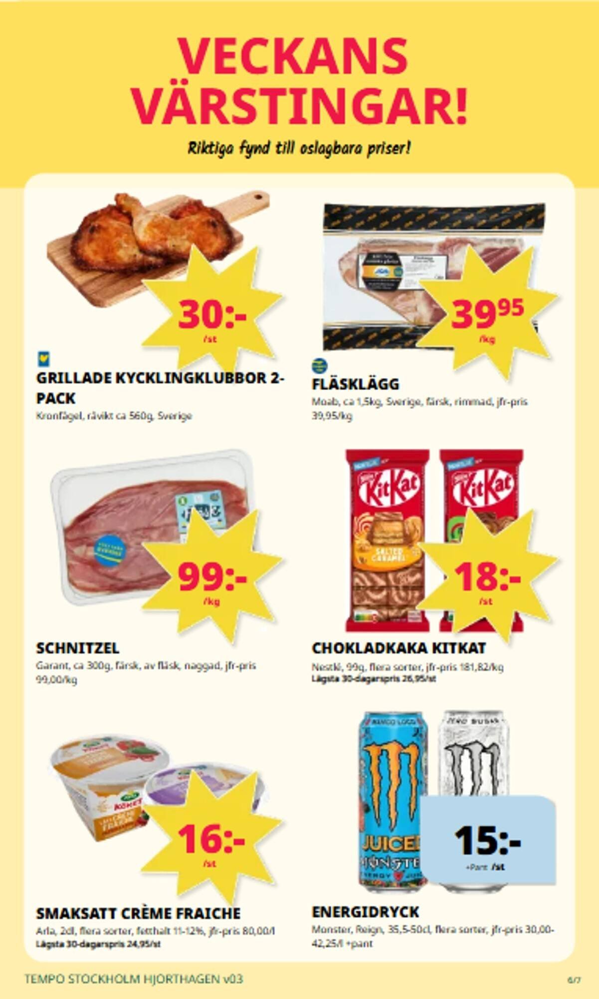 Tempo reklamblad