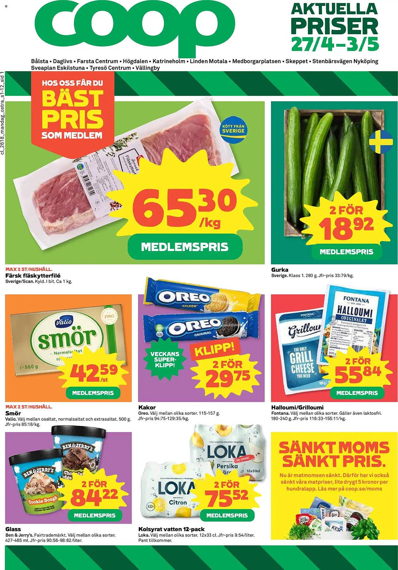 Coop Daglivs reklamblad
