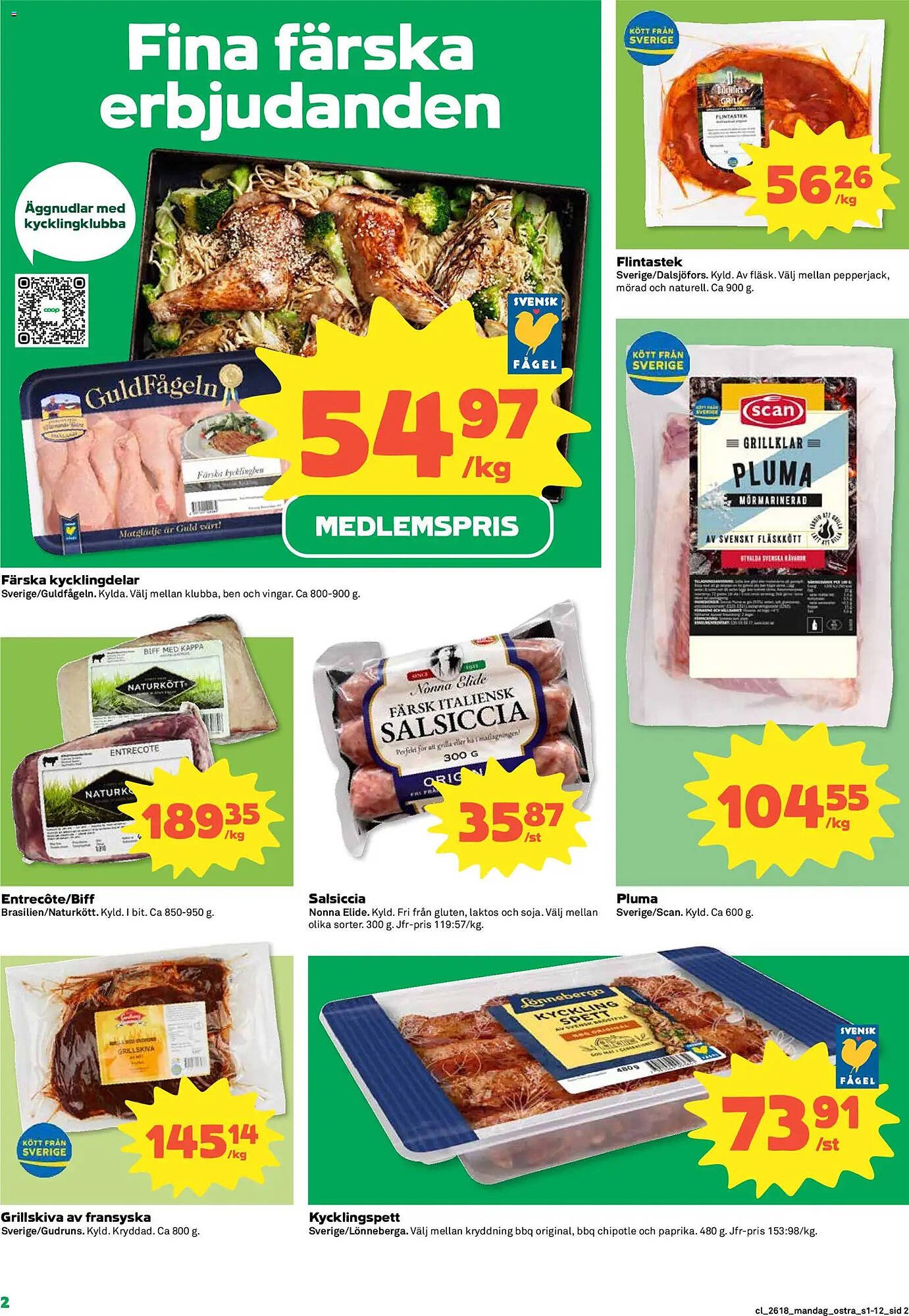 Coop Daglivs reklamblad