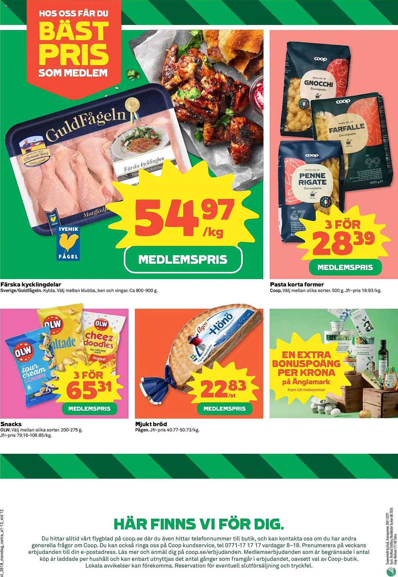 Coop Daglivs reklamblad