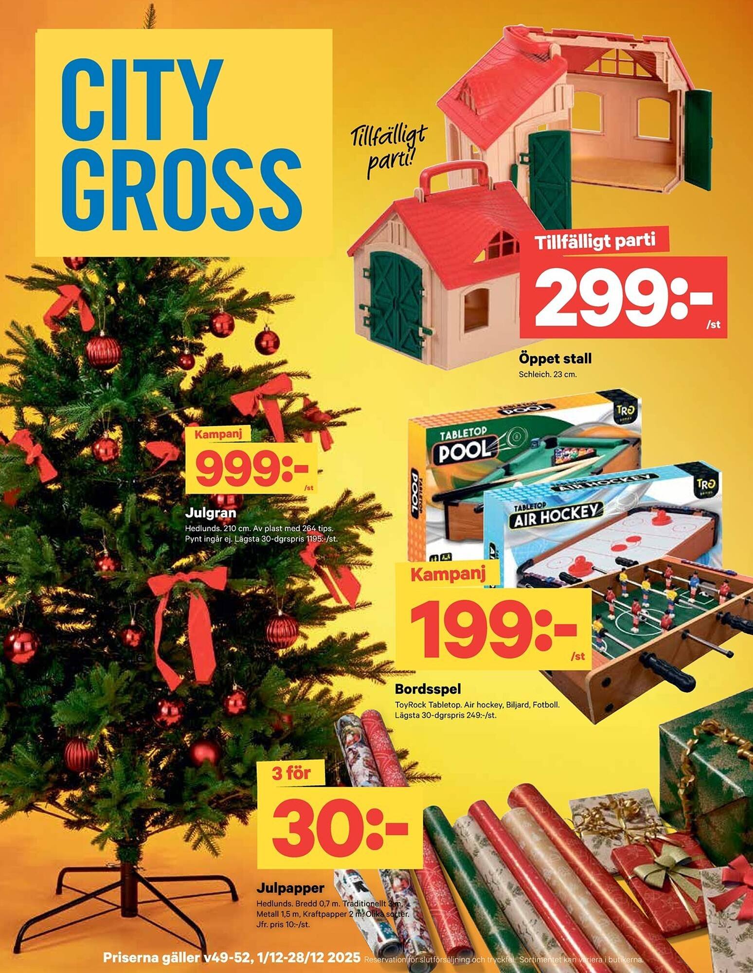 City Gross reklamblad (2025-12-01 - 2025-12-28)