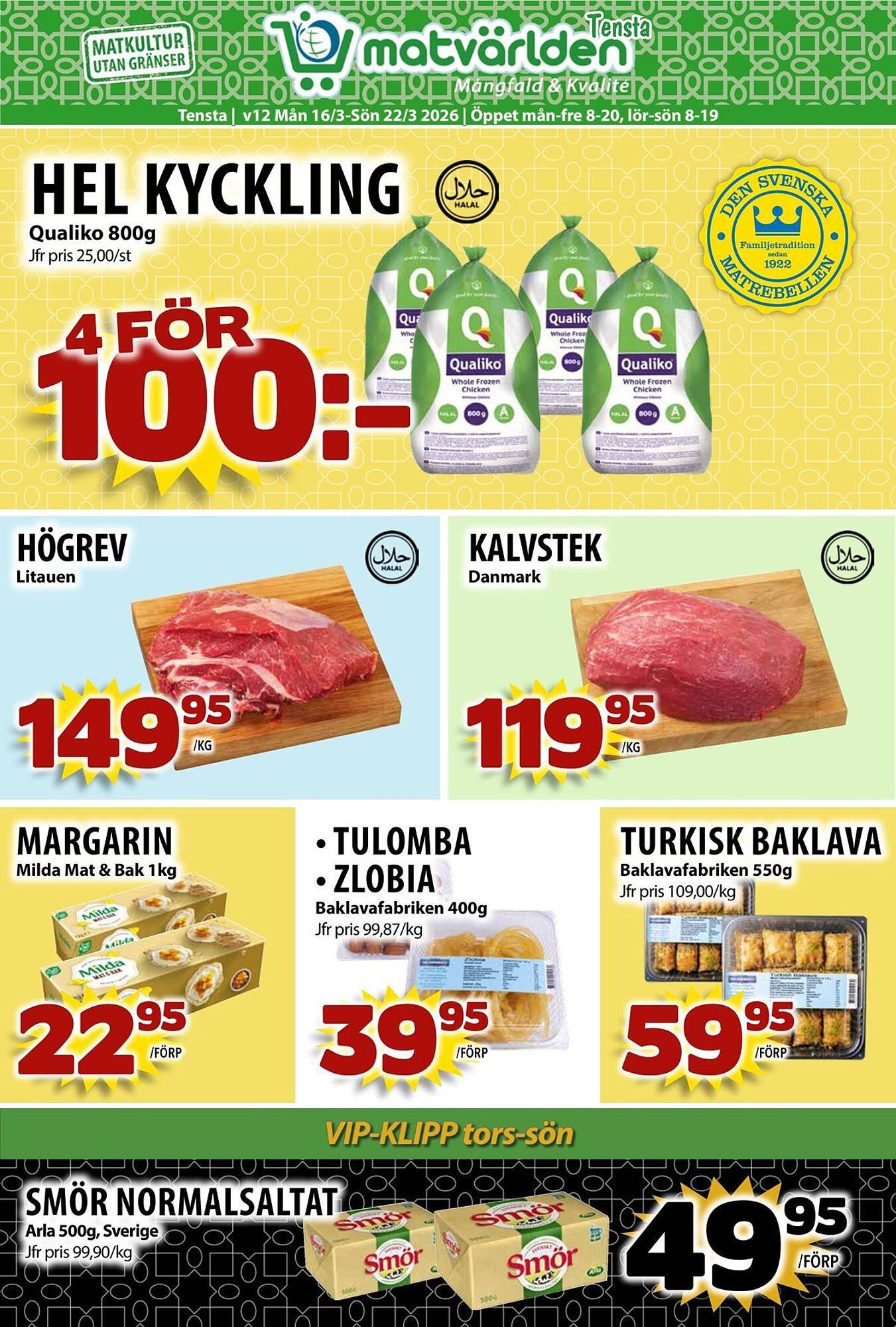 Matvärlden Tensta reklamblad