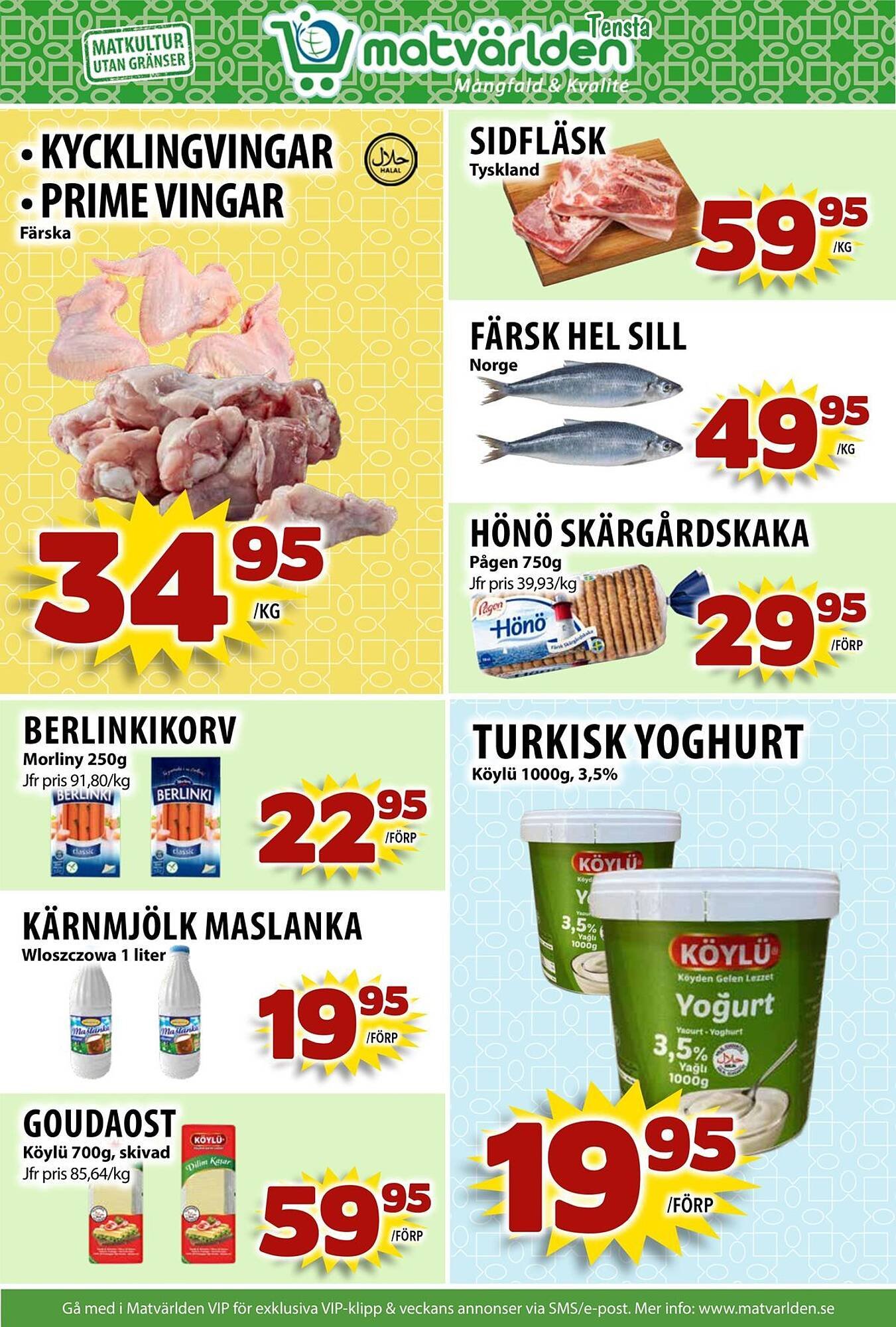 Matvärlden Tensta reklamblad