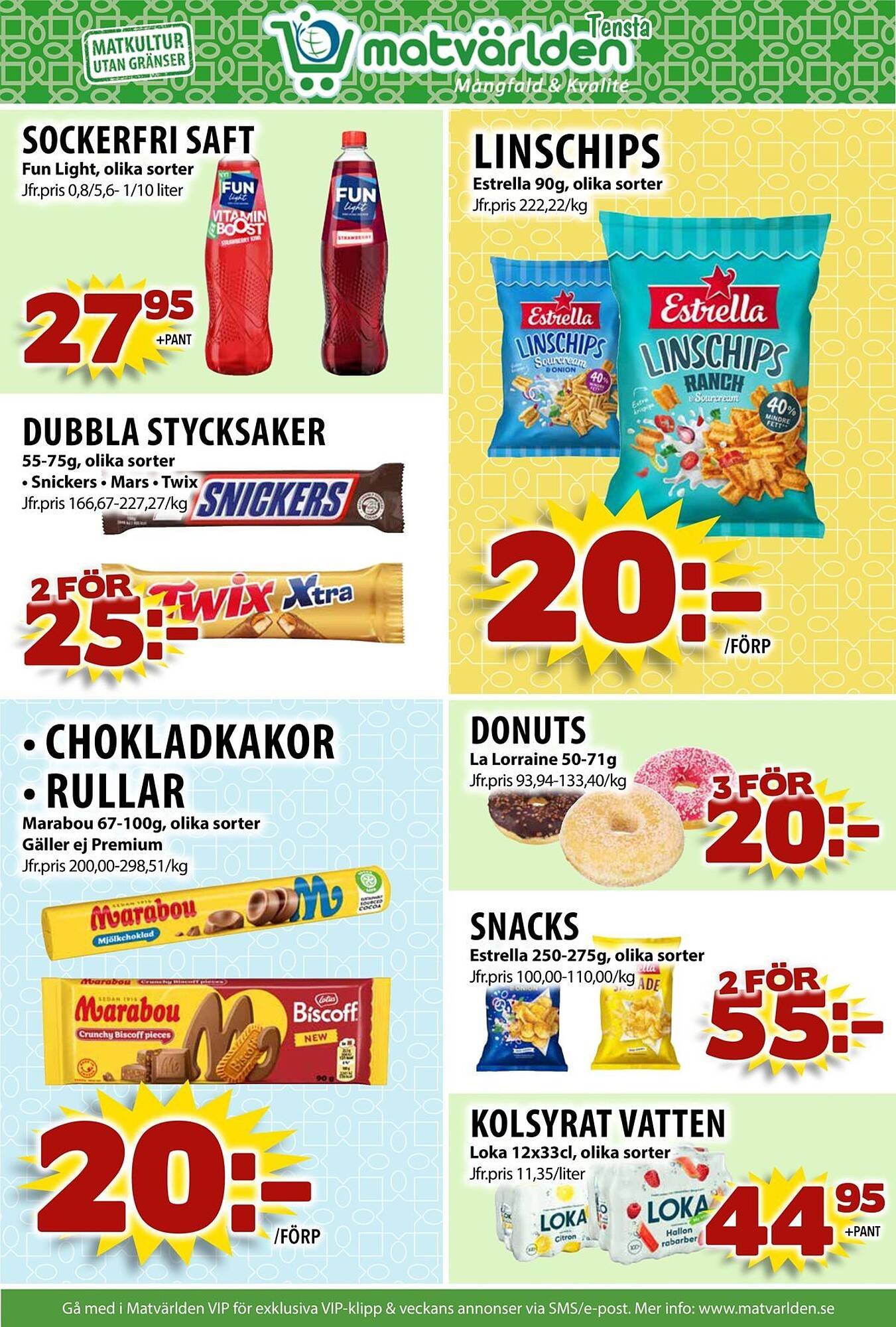 Matvärlden Tensta reklamblad