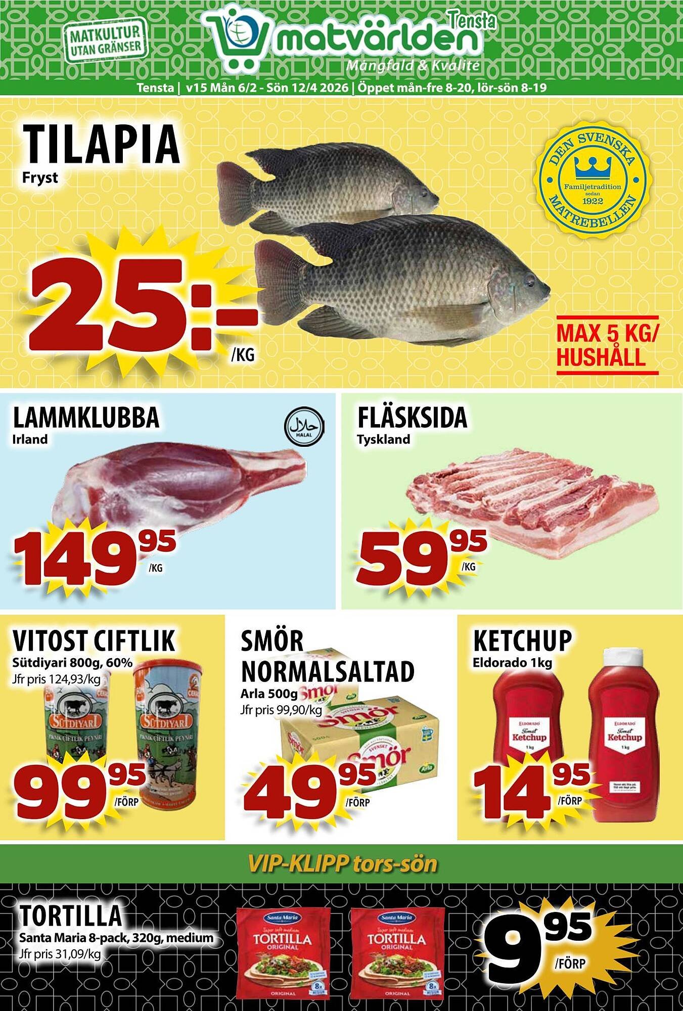Matvärlden Tensta reklamblad