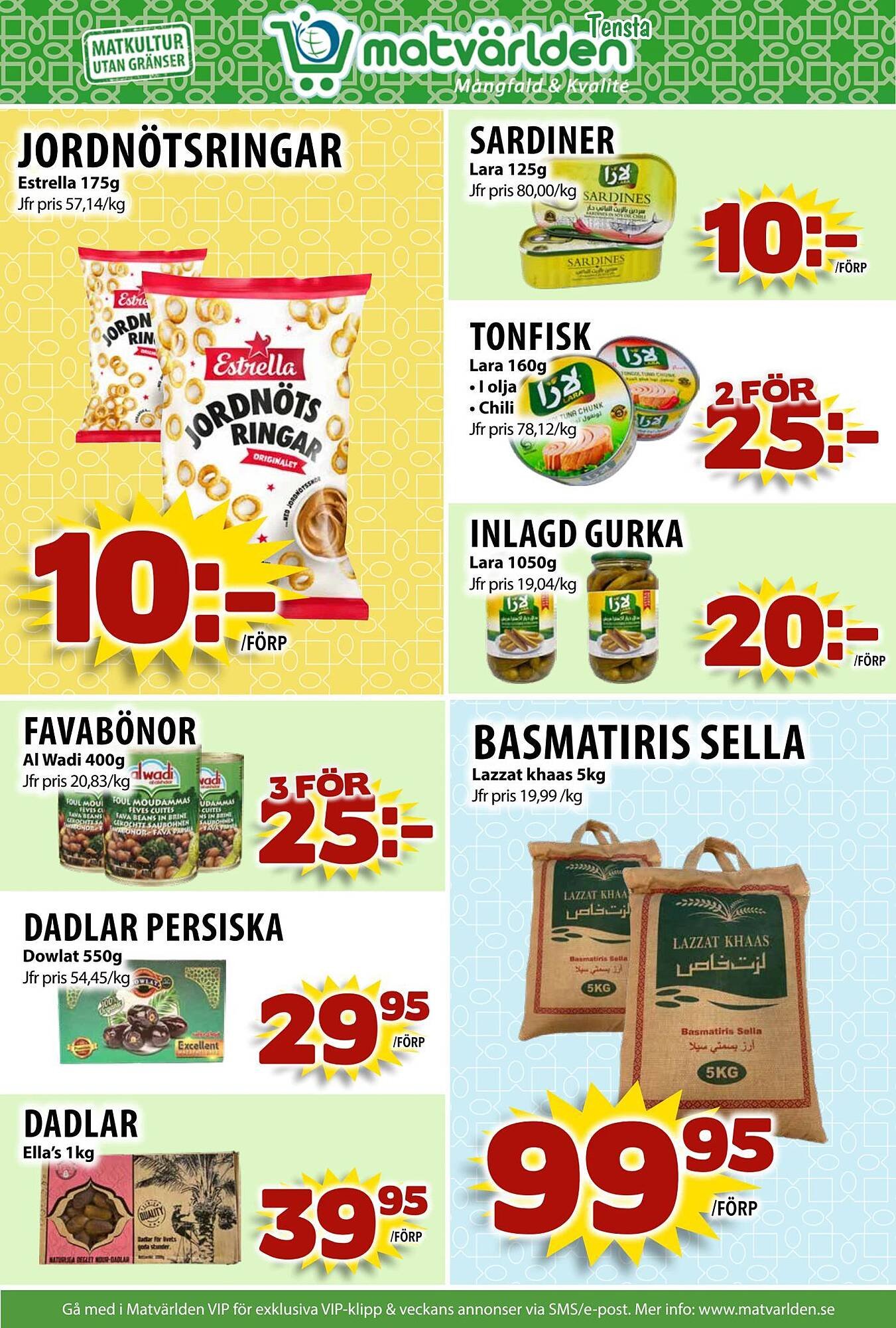 Matvärlden Tensta reklamblad