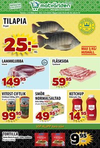 Matvärlden Tensta reklamblad