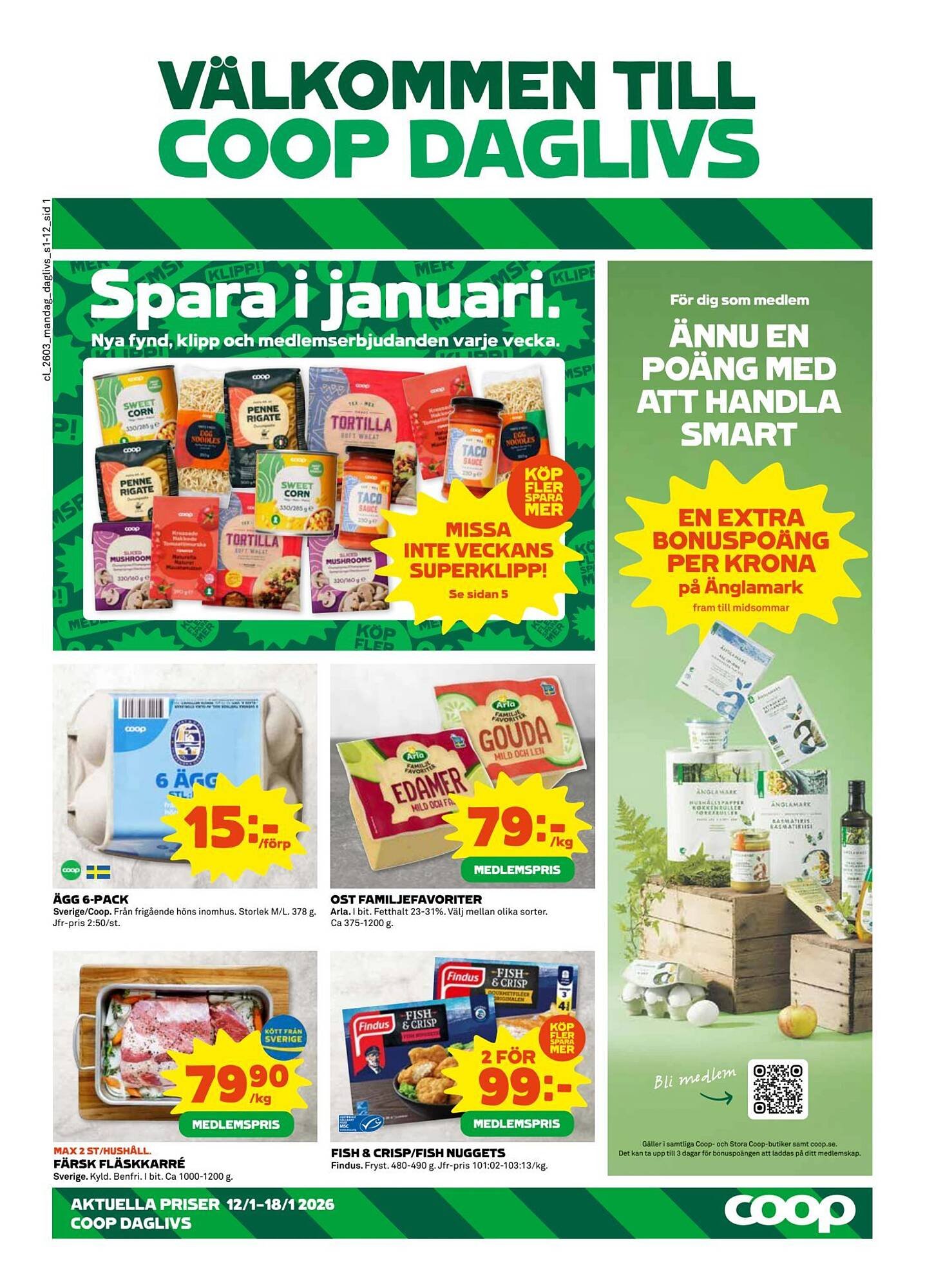 Coop Daglivs reklamblad